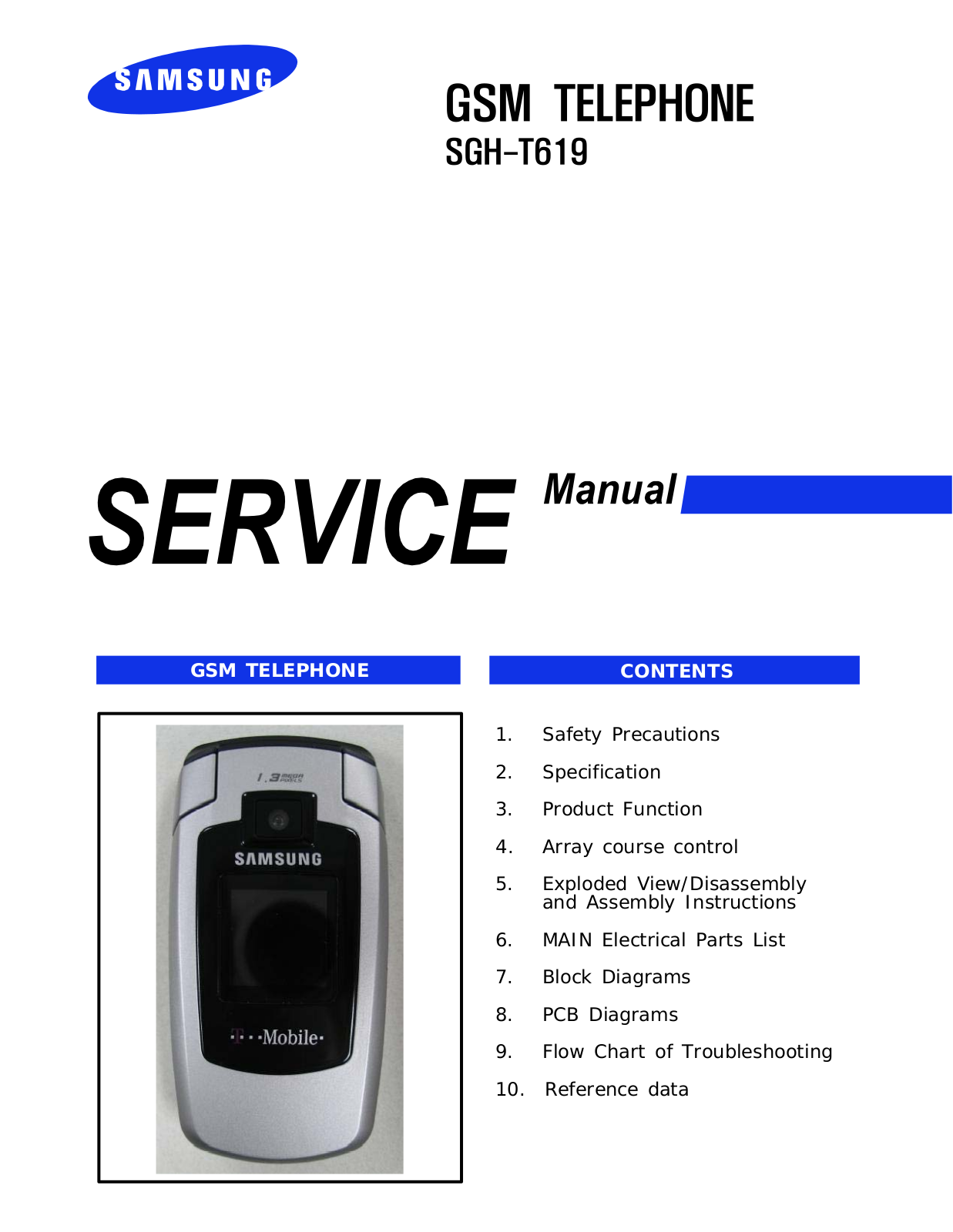 Samsung SGH-T619 Service Manual