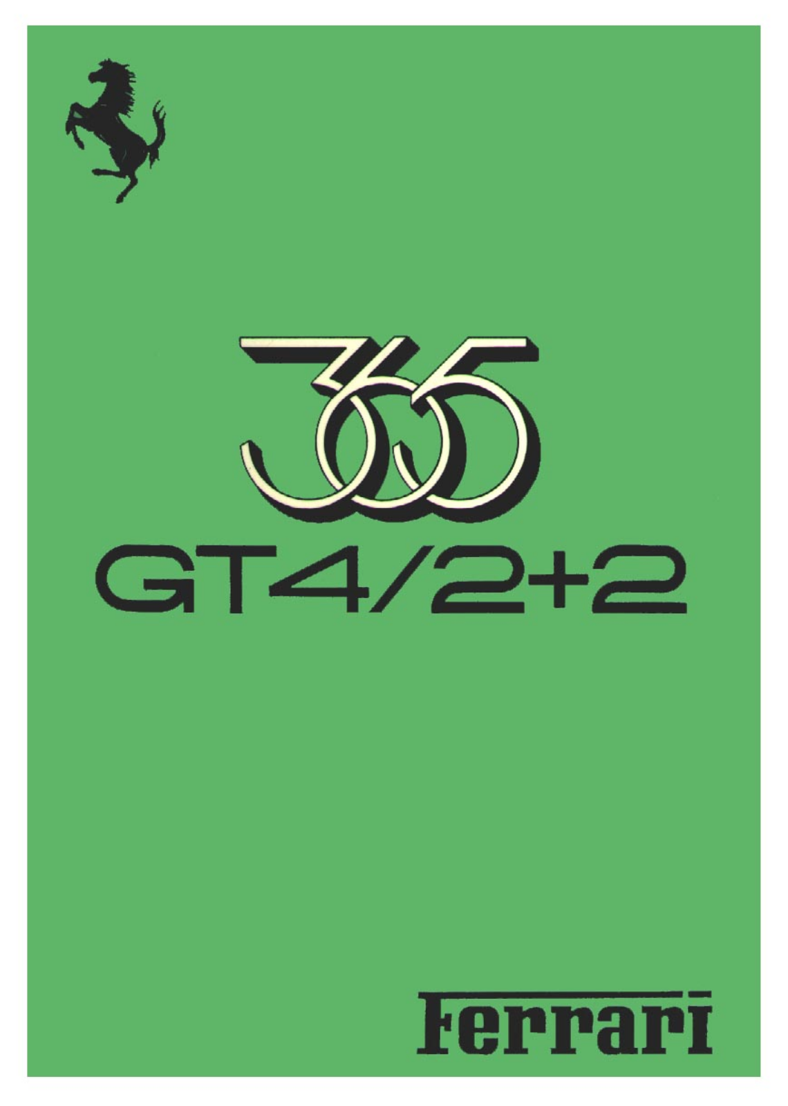 FERRARI 365 GT4 1973 User Manual