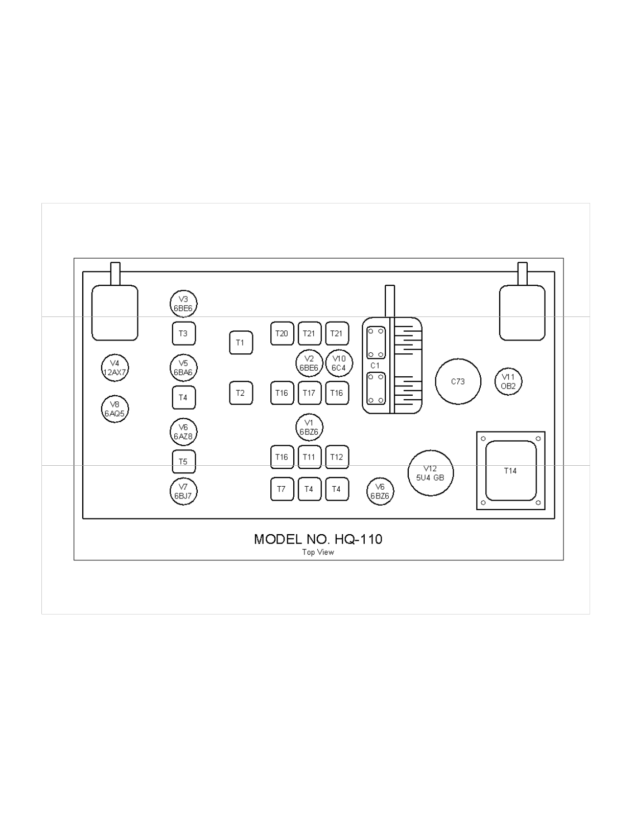 HAMMARLUND HQ-110 SCHEMATIC