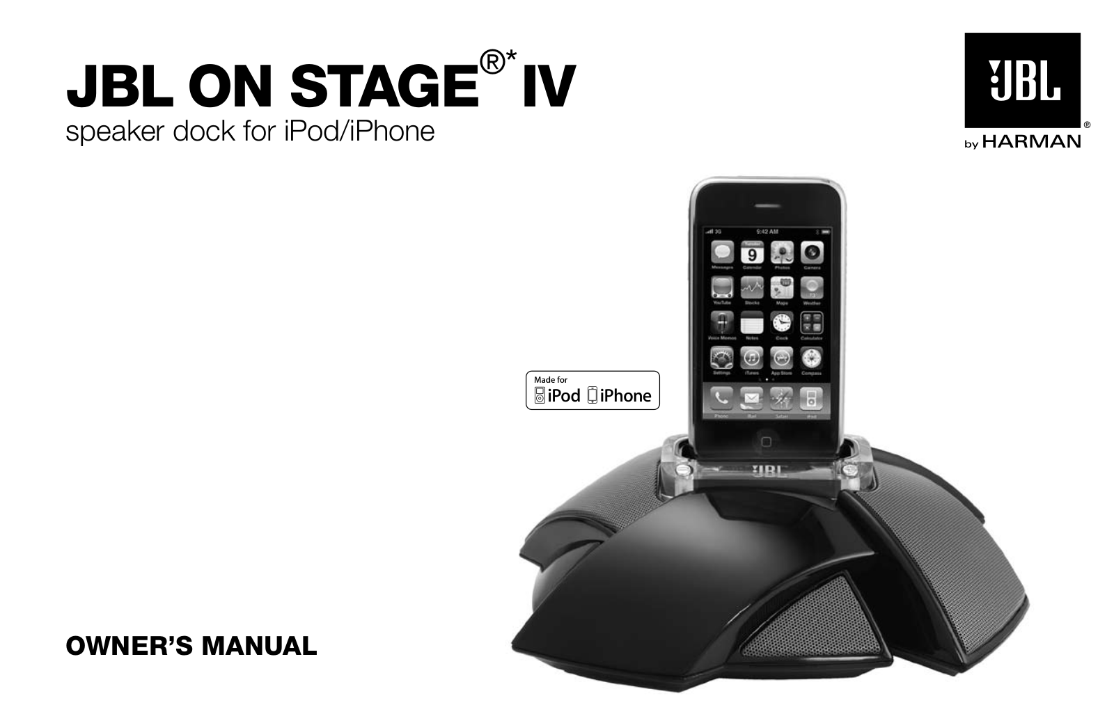 Jbl ON STAGE IV, OS4 User Manual