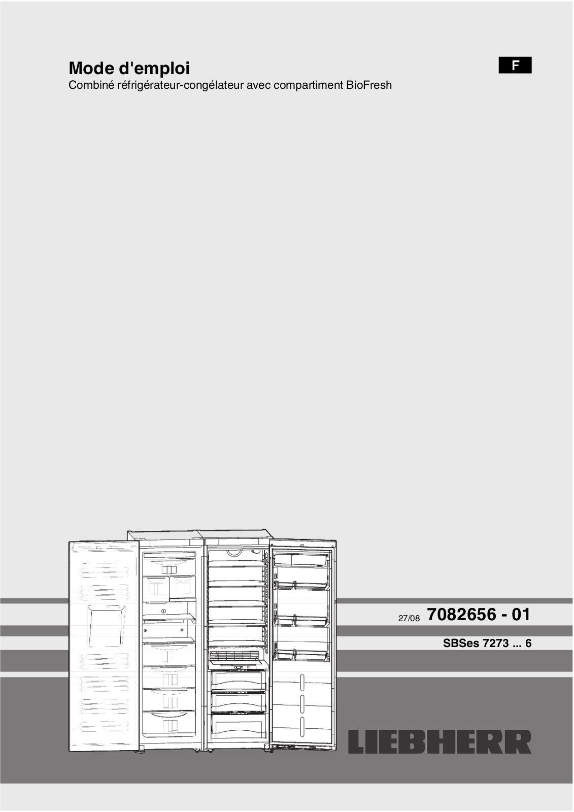 LIEBHERR SBSES7273, SBSes7263 User Manual