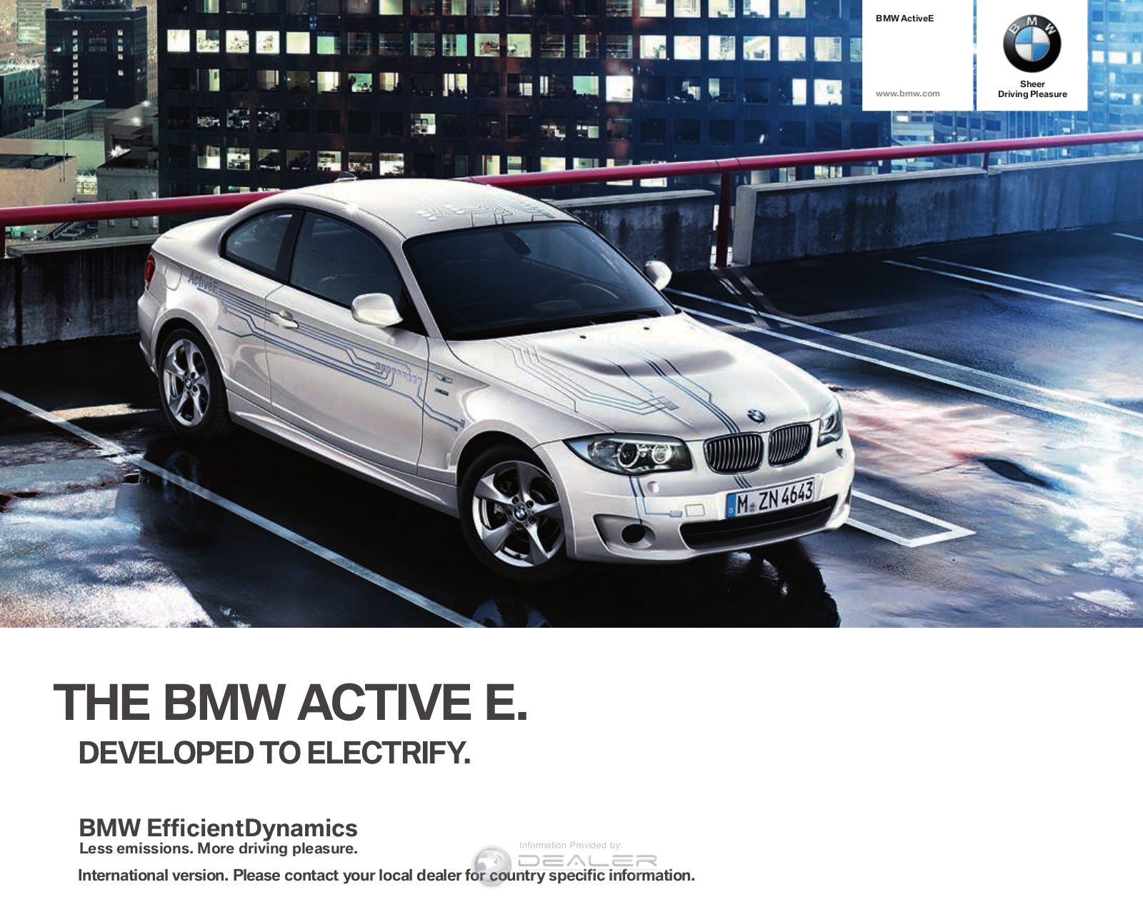 BMW Activee 2013 Owner's Manual