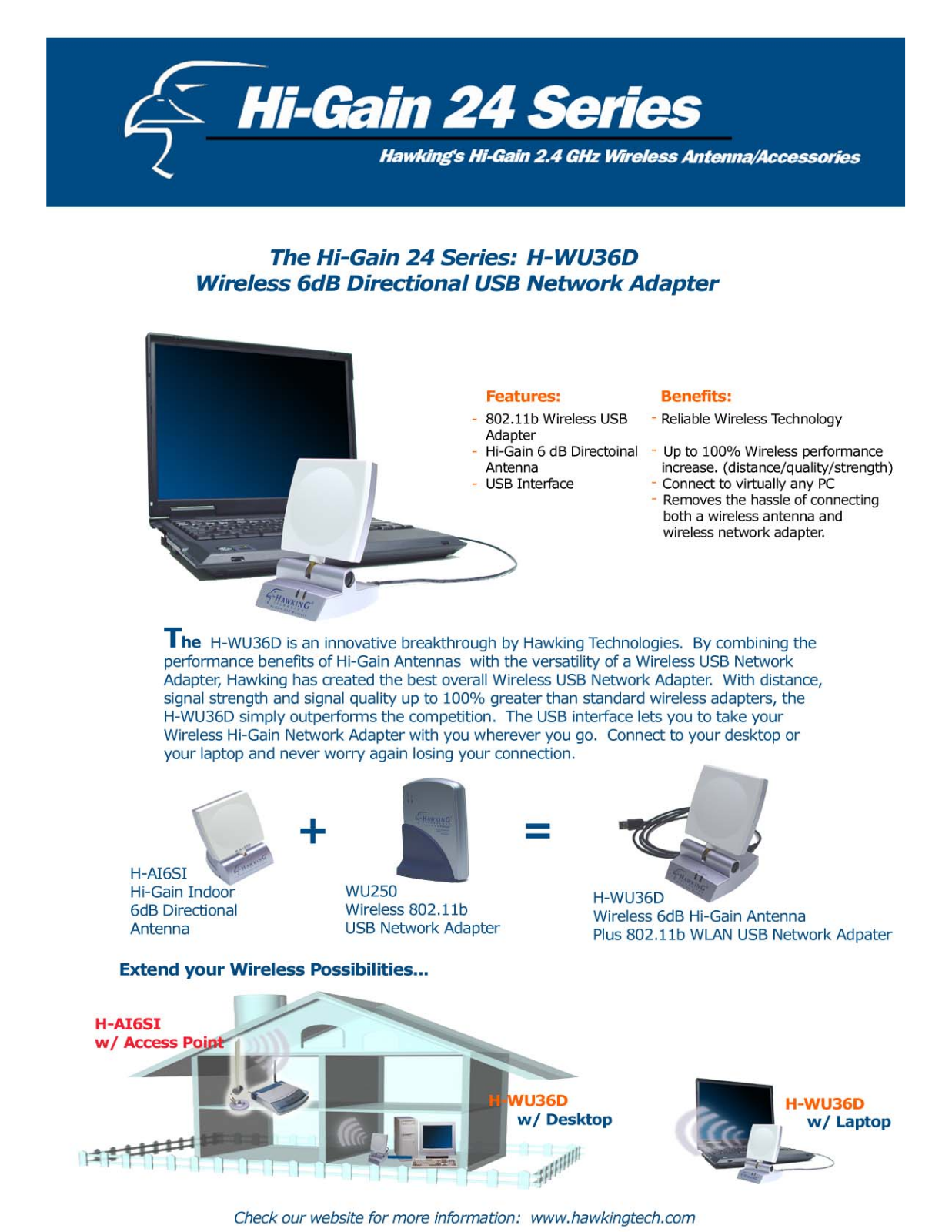 Hawking HWU36D INSTALLATION GUIDE