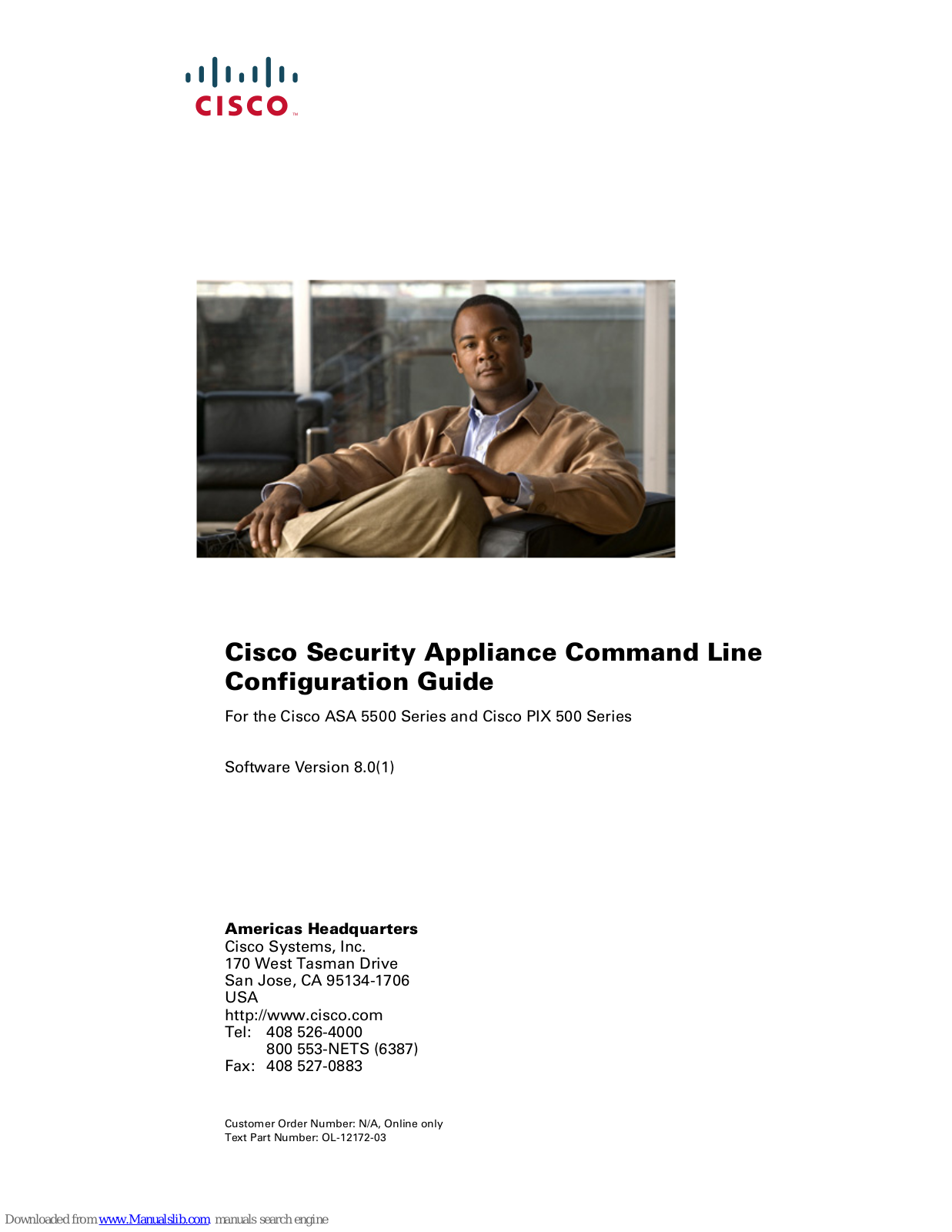 Cisco PIX 500 Series, ASA 5500 Series Configuration Manual