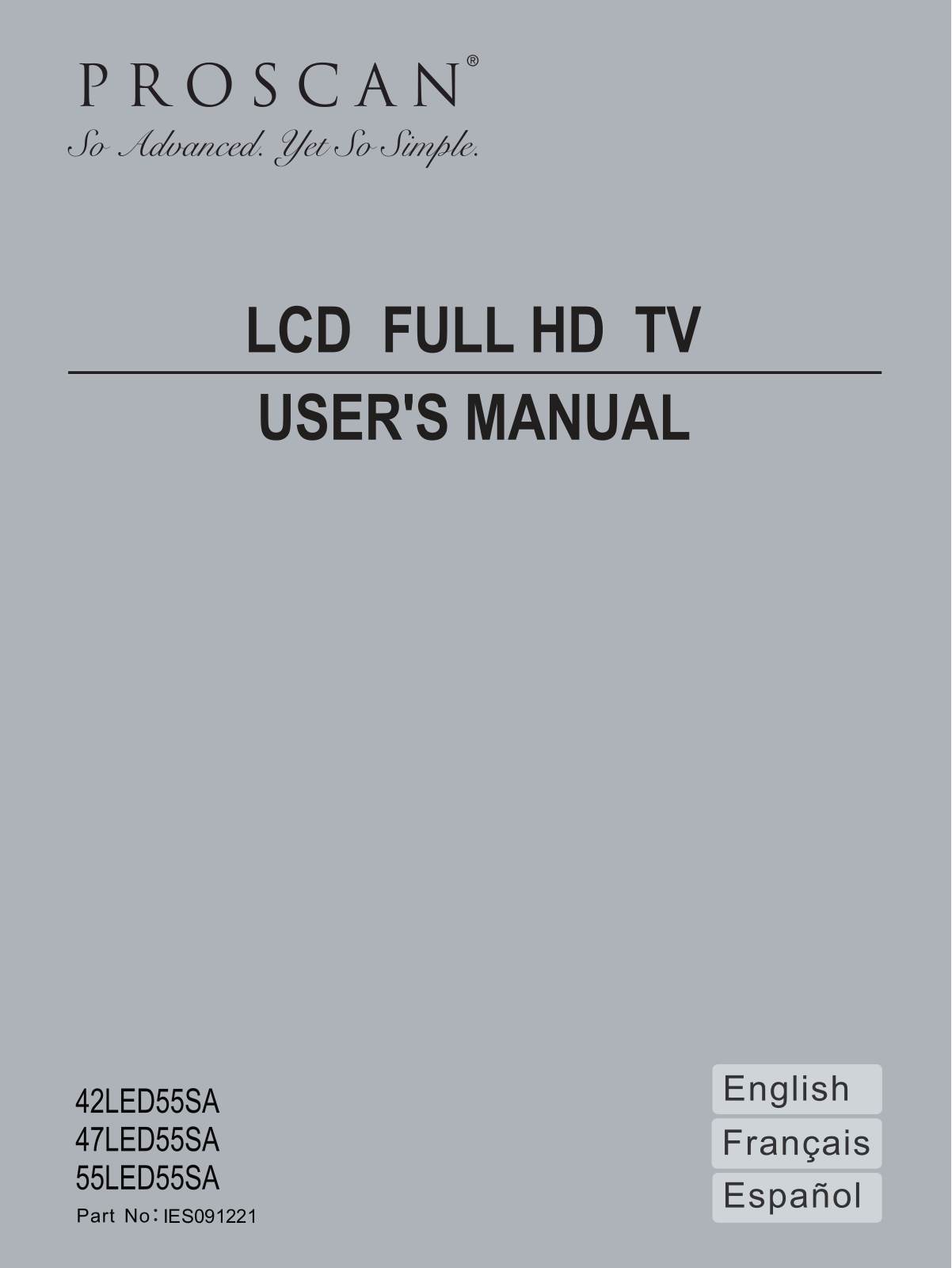 Hisense Electric LCDCE0002 Users Manual