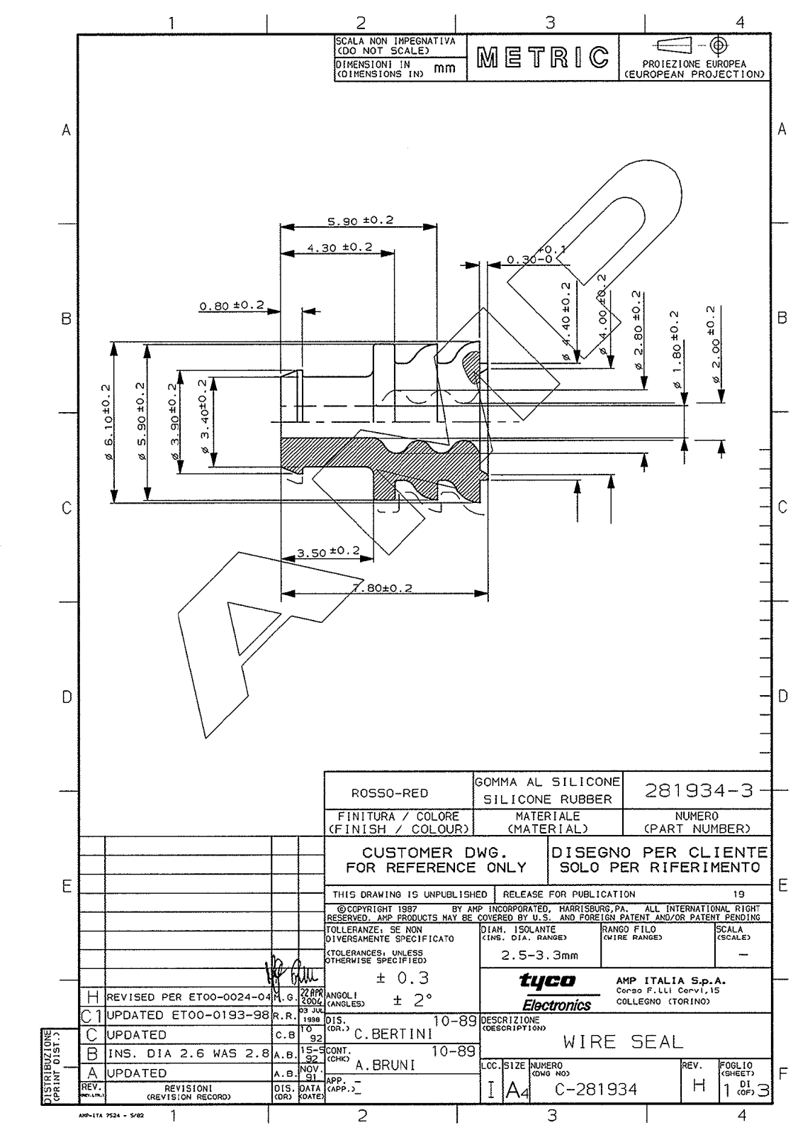 TYCO-ELECTRONICS SUPERSEAL 1GN, SUPERSEAL 1GE Datasheet - ManualMachine.com