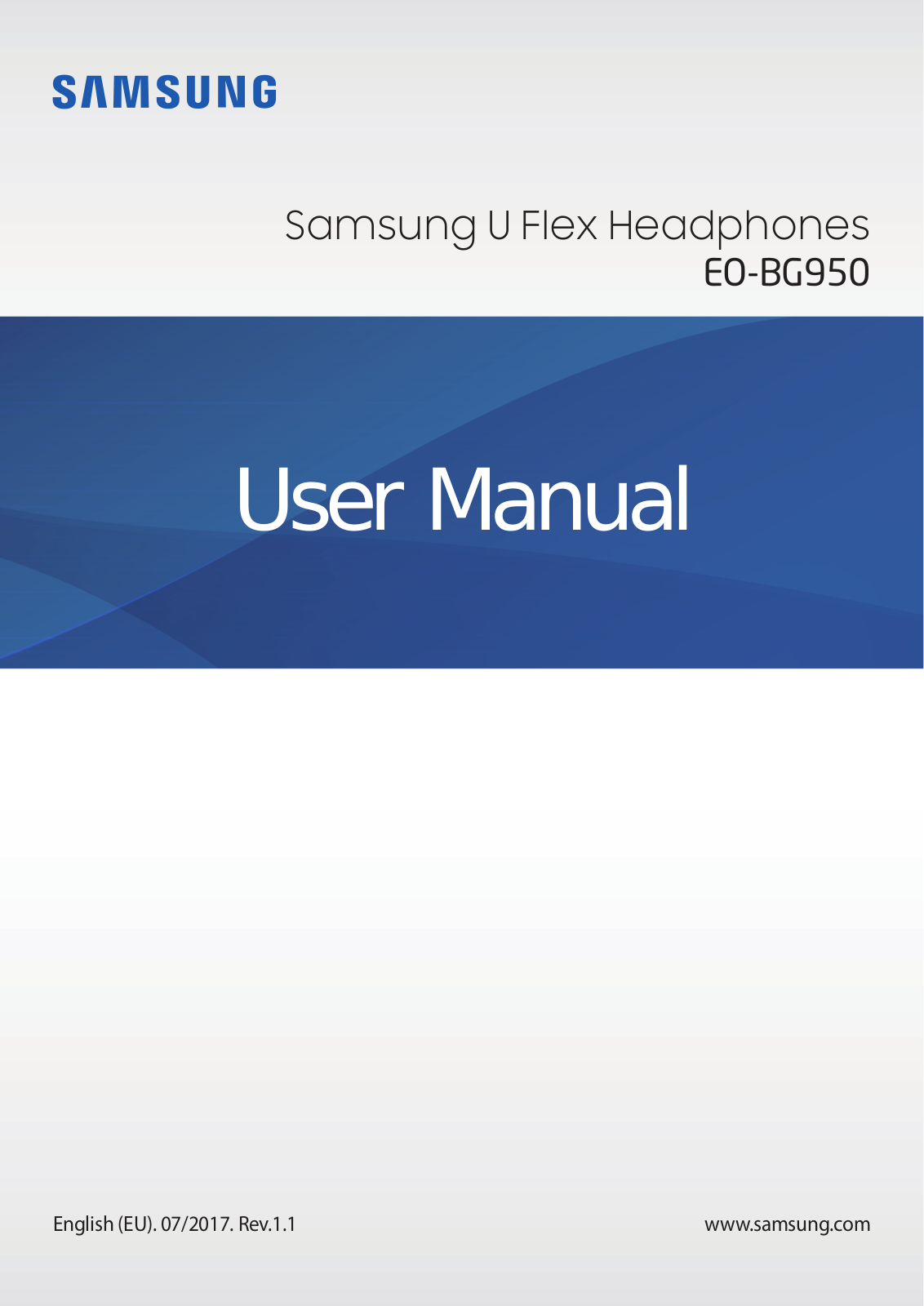 Samsung EO-BG950 Operating Instructions