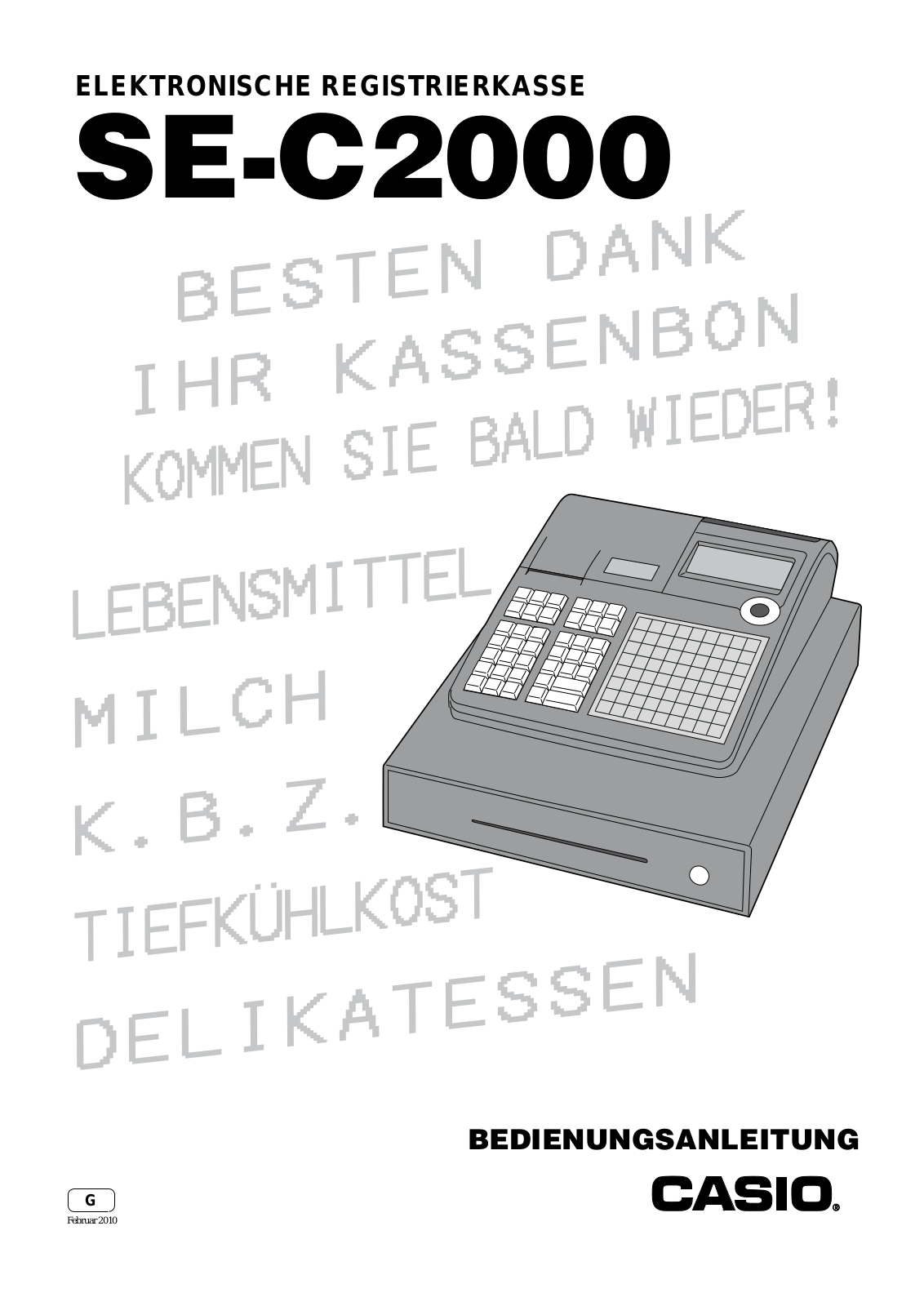 Casio SE-C2000 User Manual