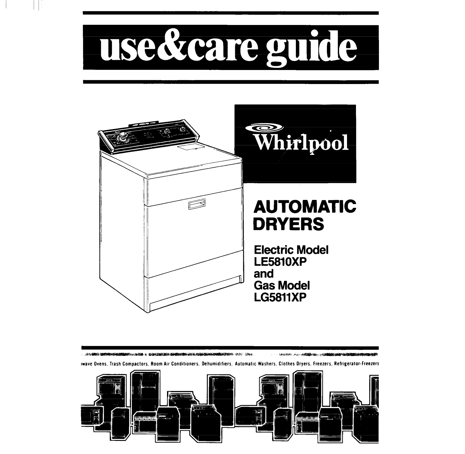 Whirlpool LG5811XP, LE581OXP User Manual - ManualMachine.com