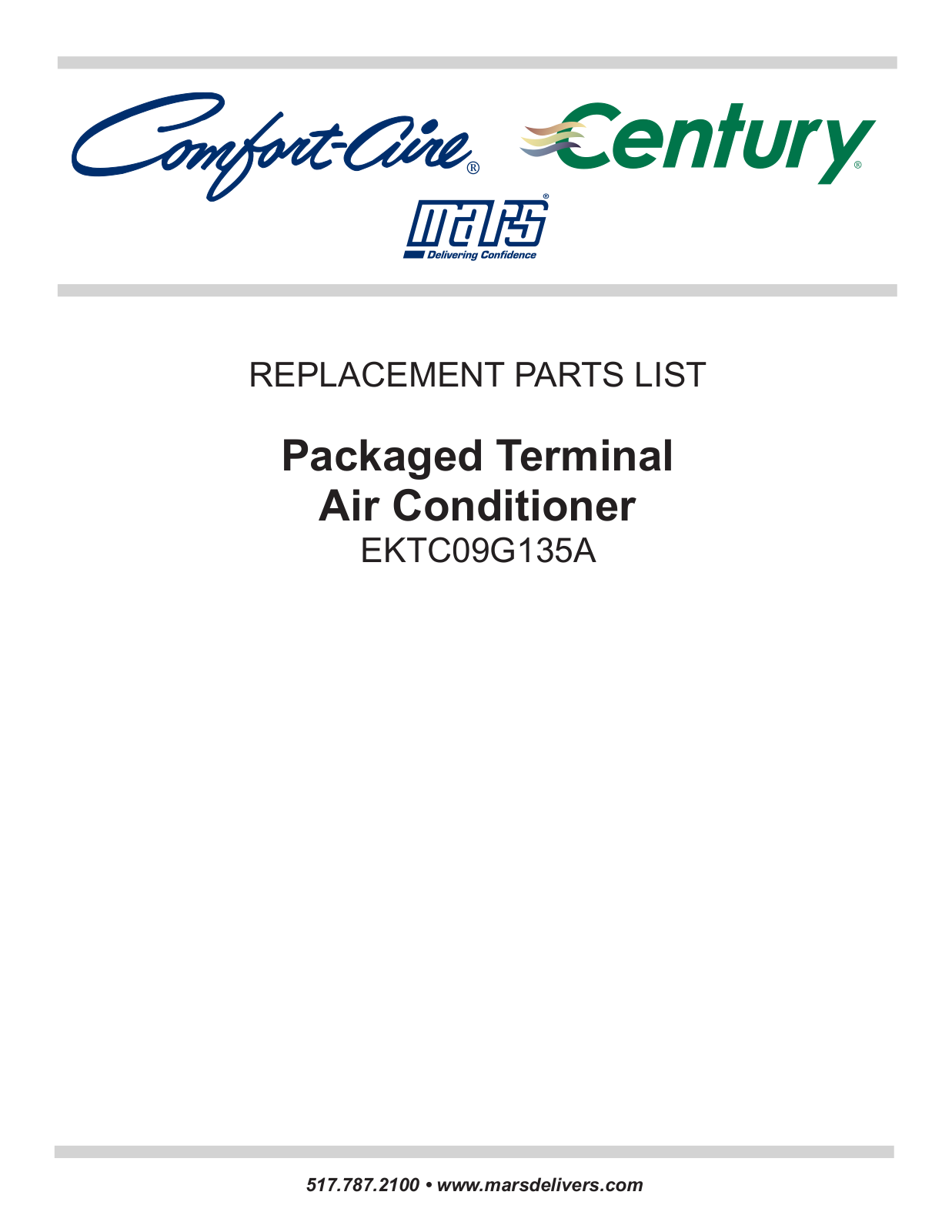 Comfort-aire Ektc09g135a Owner's Manual