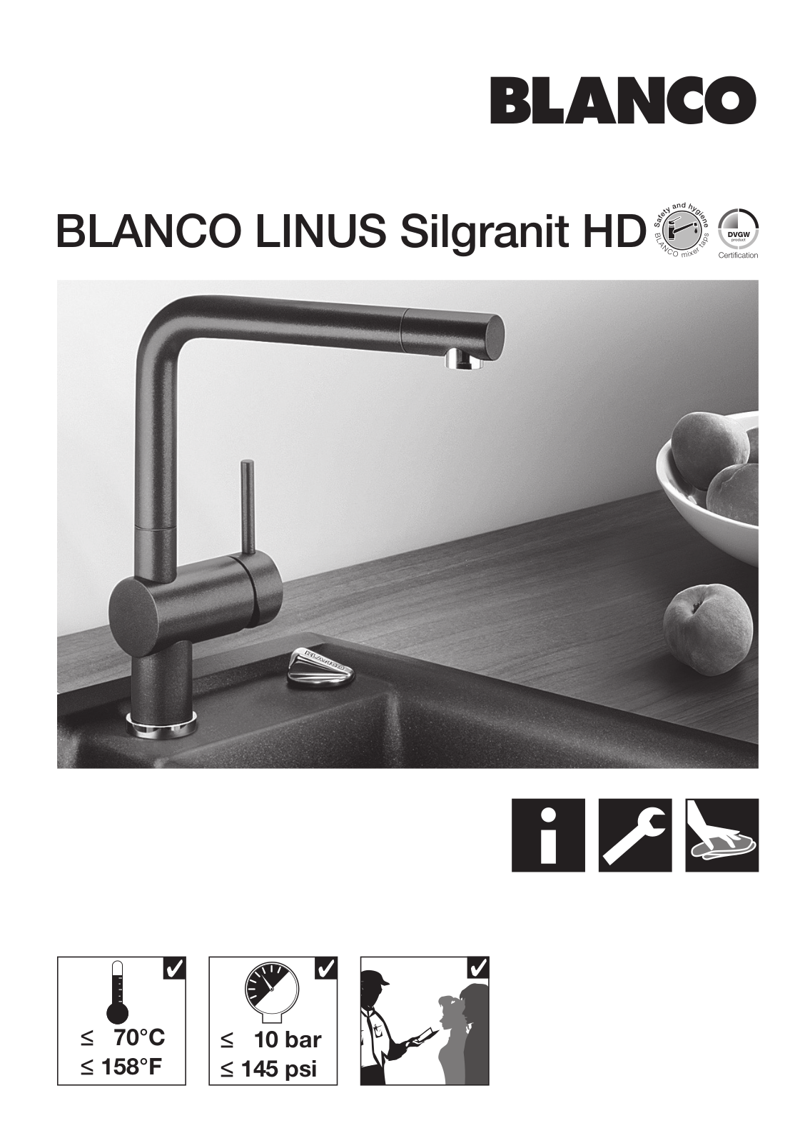 Blanco LINUS Silgranit HD User Manual - ManualMachine.com