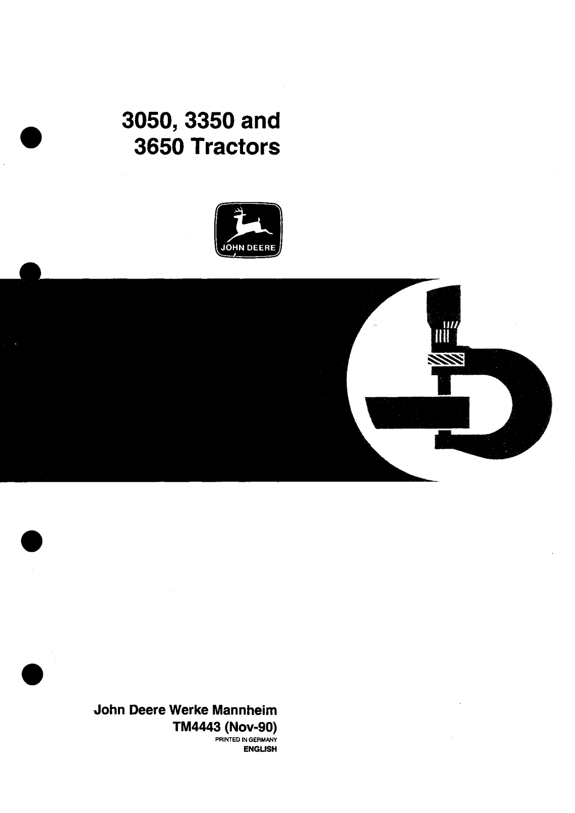 John Deere 3350, 3050, 3650 Service Manual