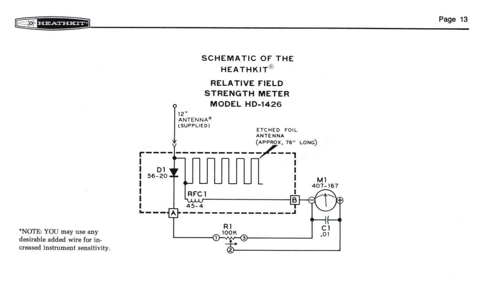 Heath Company HD-1426 Schematic