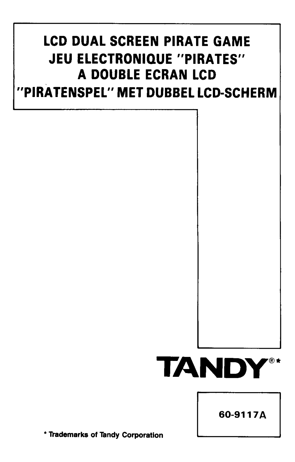 Tandy Pirate User Guide