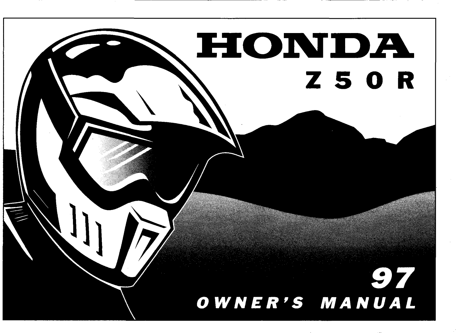 Honda Z50R 1997 Owner's Manual