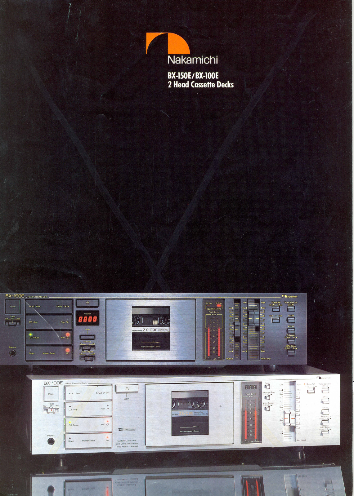 Nakamichi BX-100-E, BX-150-E Brochure