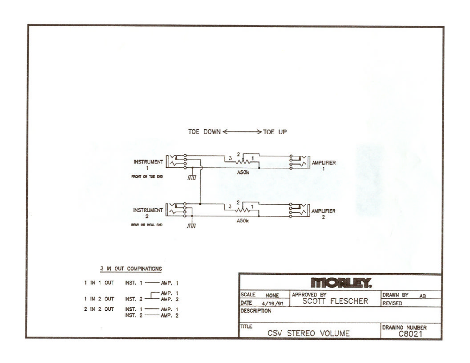 Morley Pedals CSVES User Manual