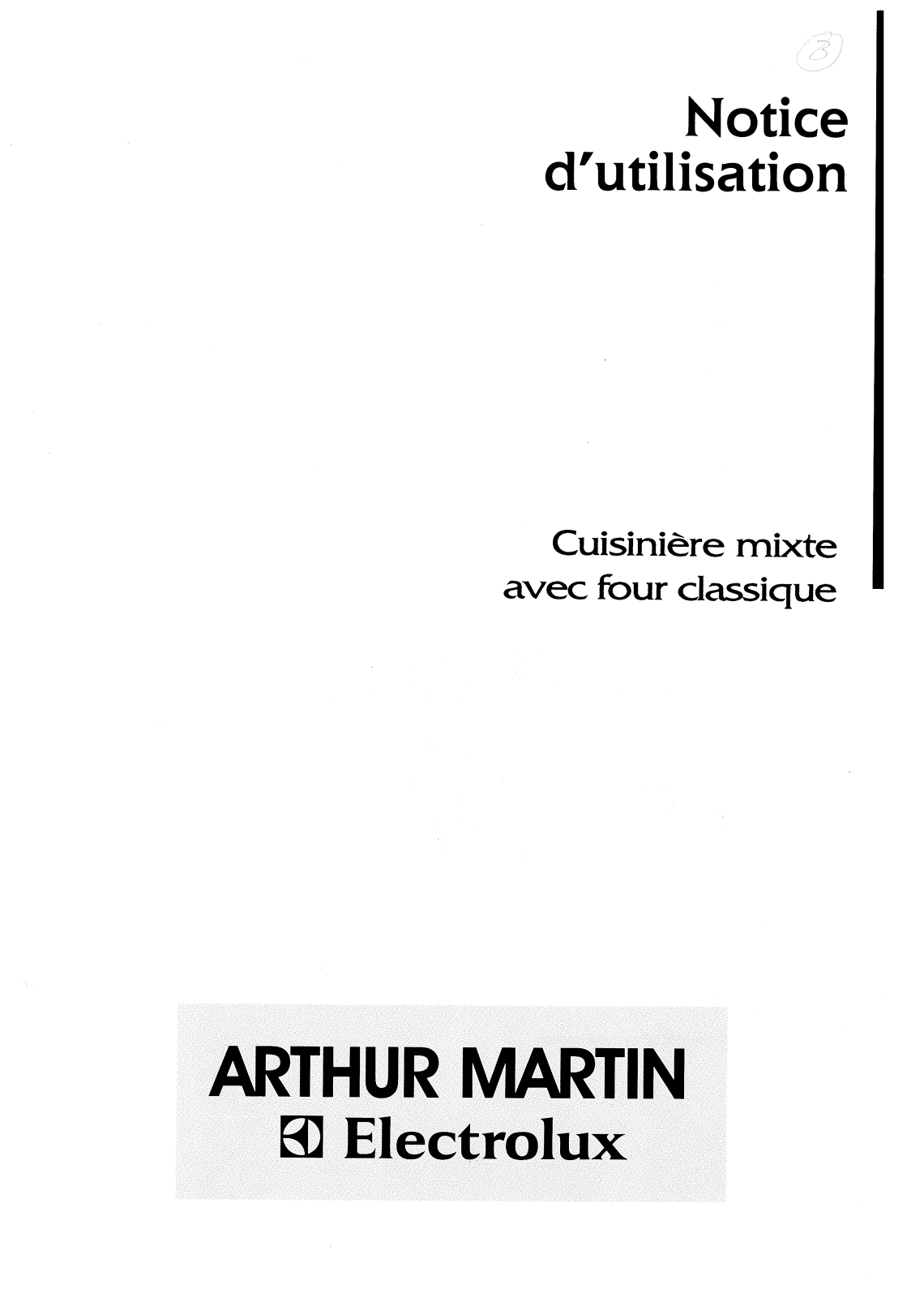Arthur martin CM6324W1, CM6329-1, CM6329W1 User Manual