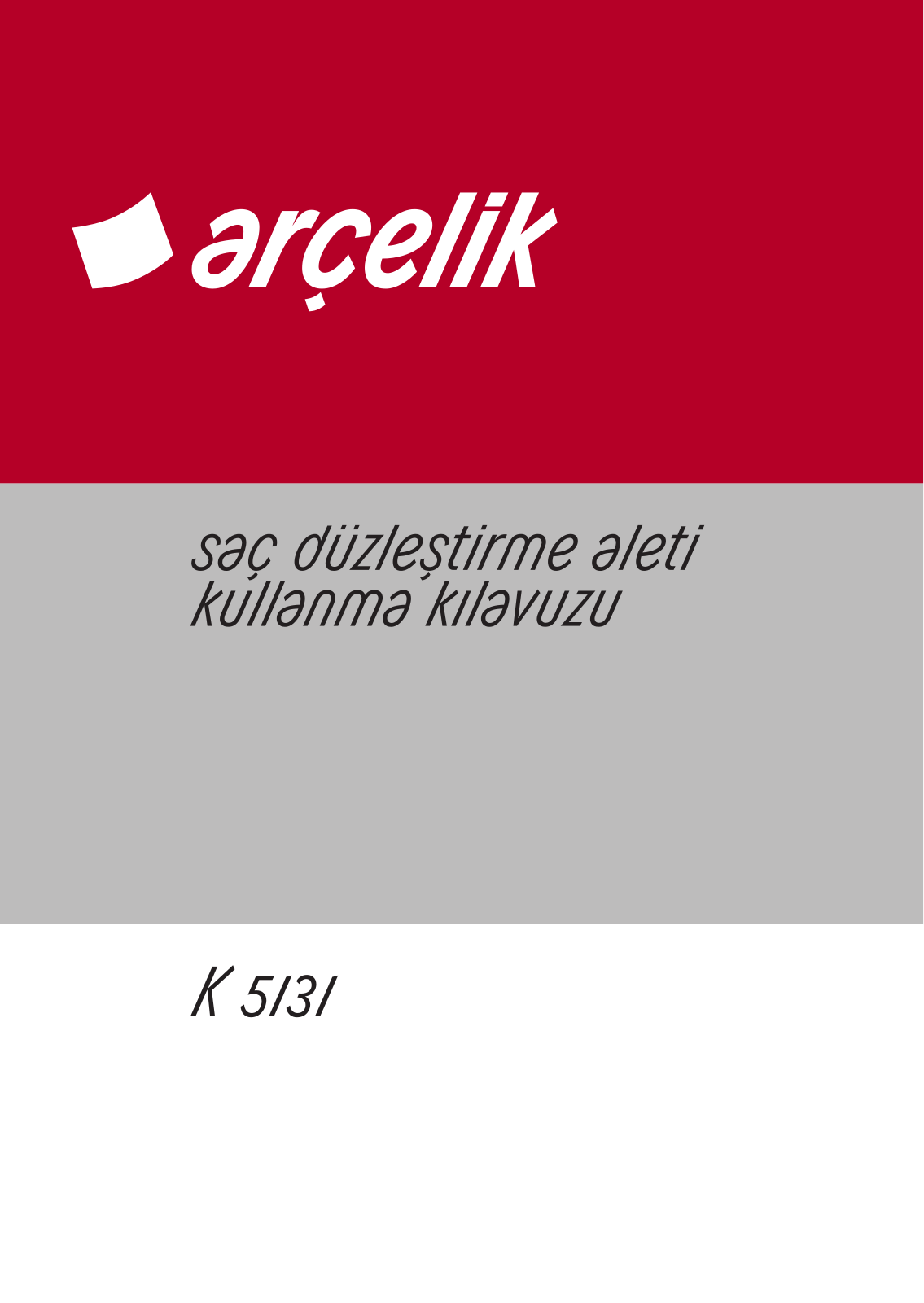 Arçelik K5131 User manual - ManualMachine.com