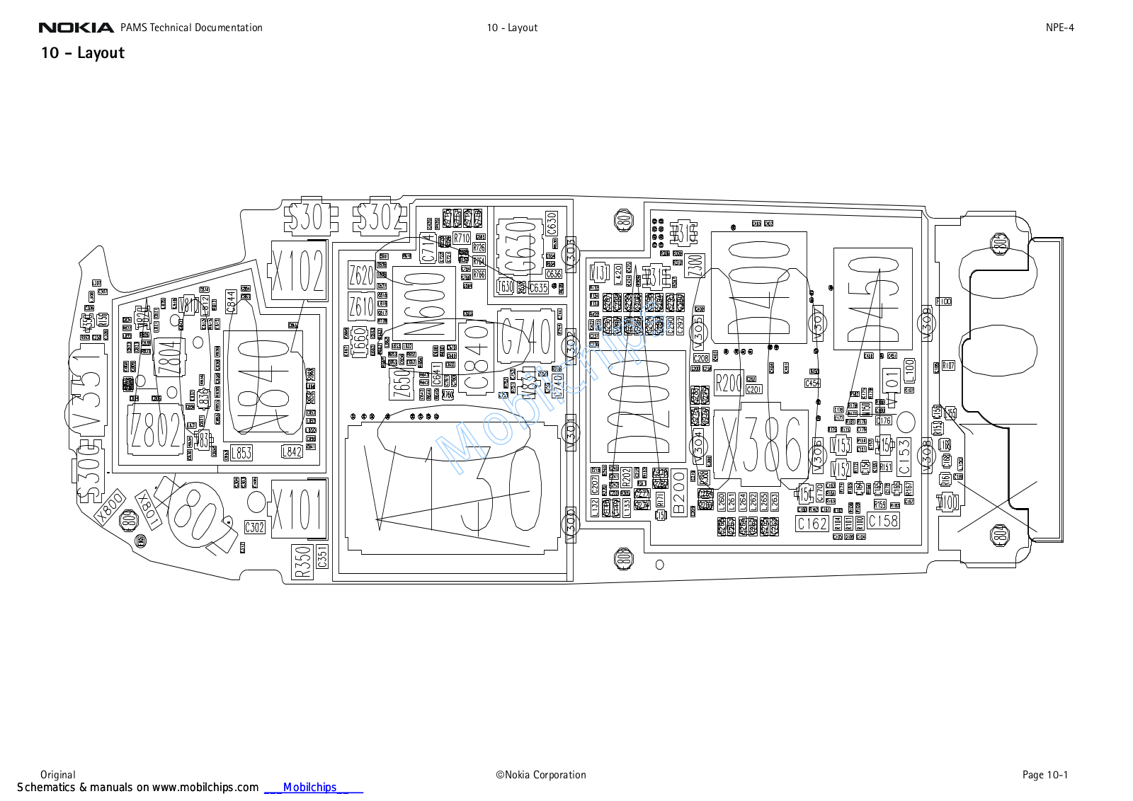 Nokia 6310, NPE-4 Schematic