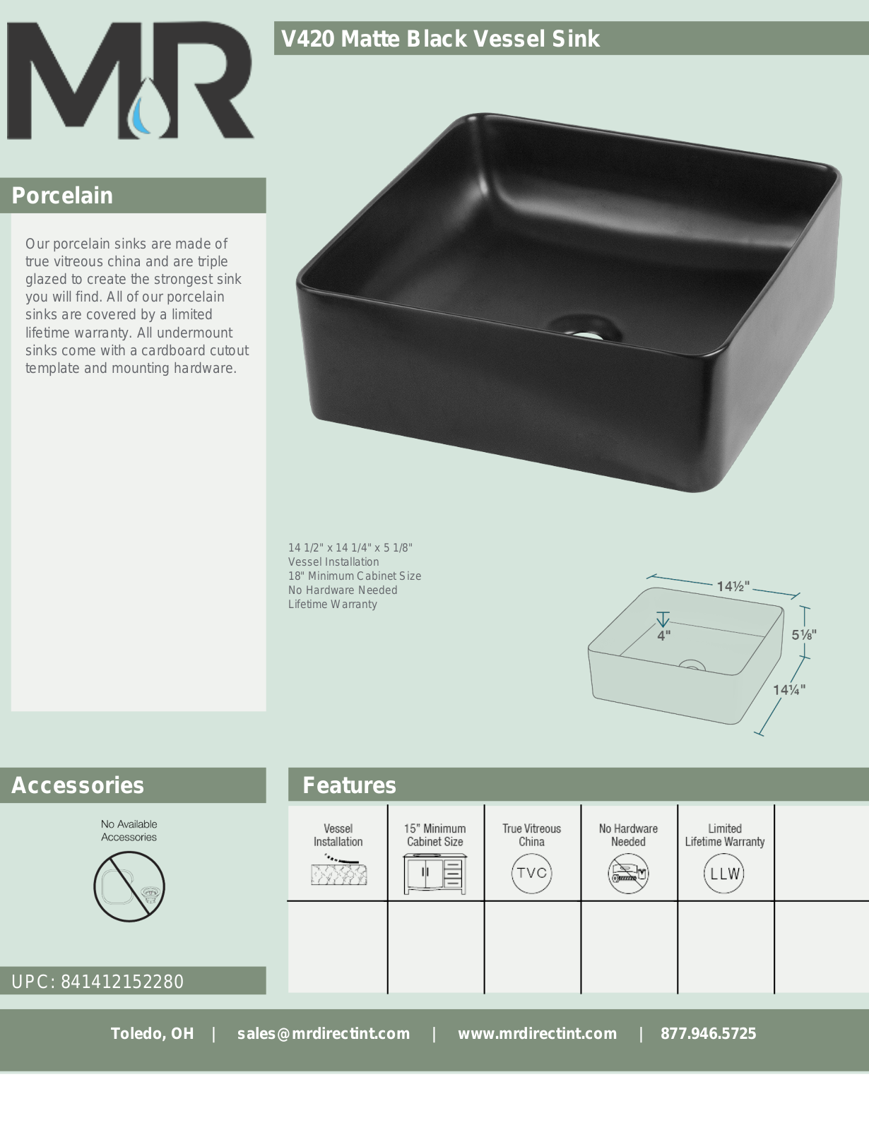 MR Direct MRDR2203 Specifications - ManualMachine.com