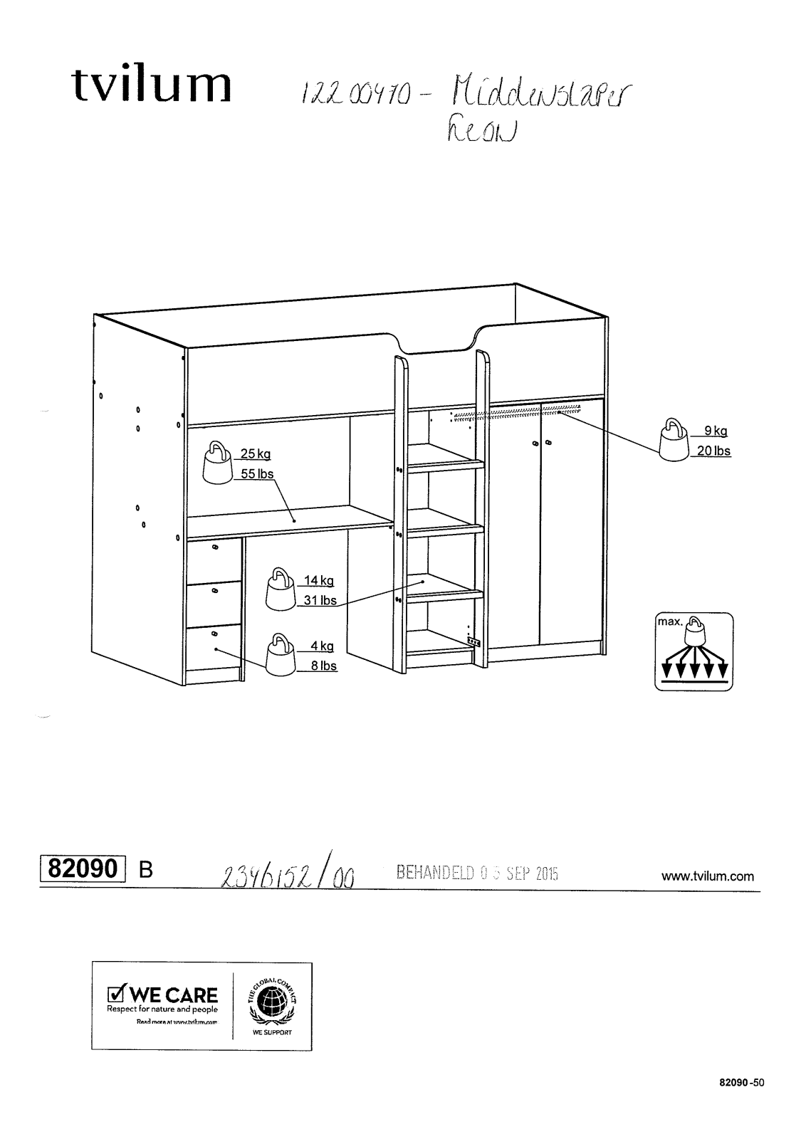 Leen Bakker 82090, Leon User Manual