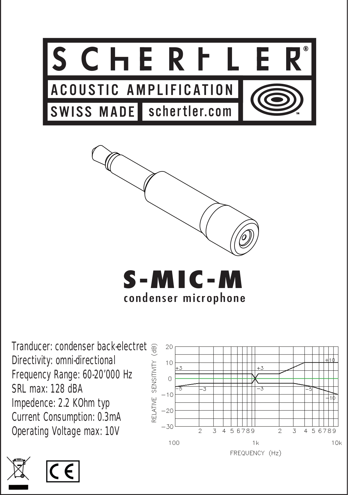 SChERtLER S-MIC-M USER MANUAL