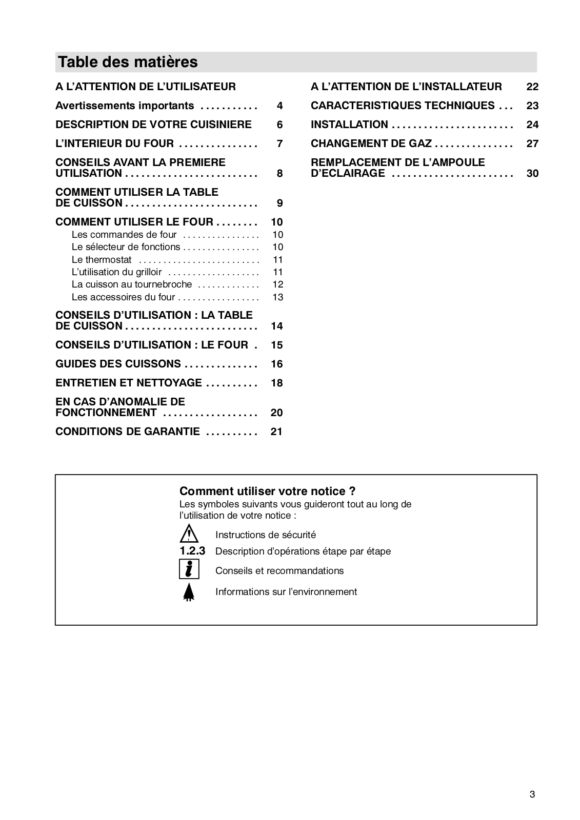 ARTHUR MARTIN G6723MC User Manual