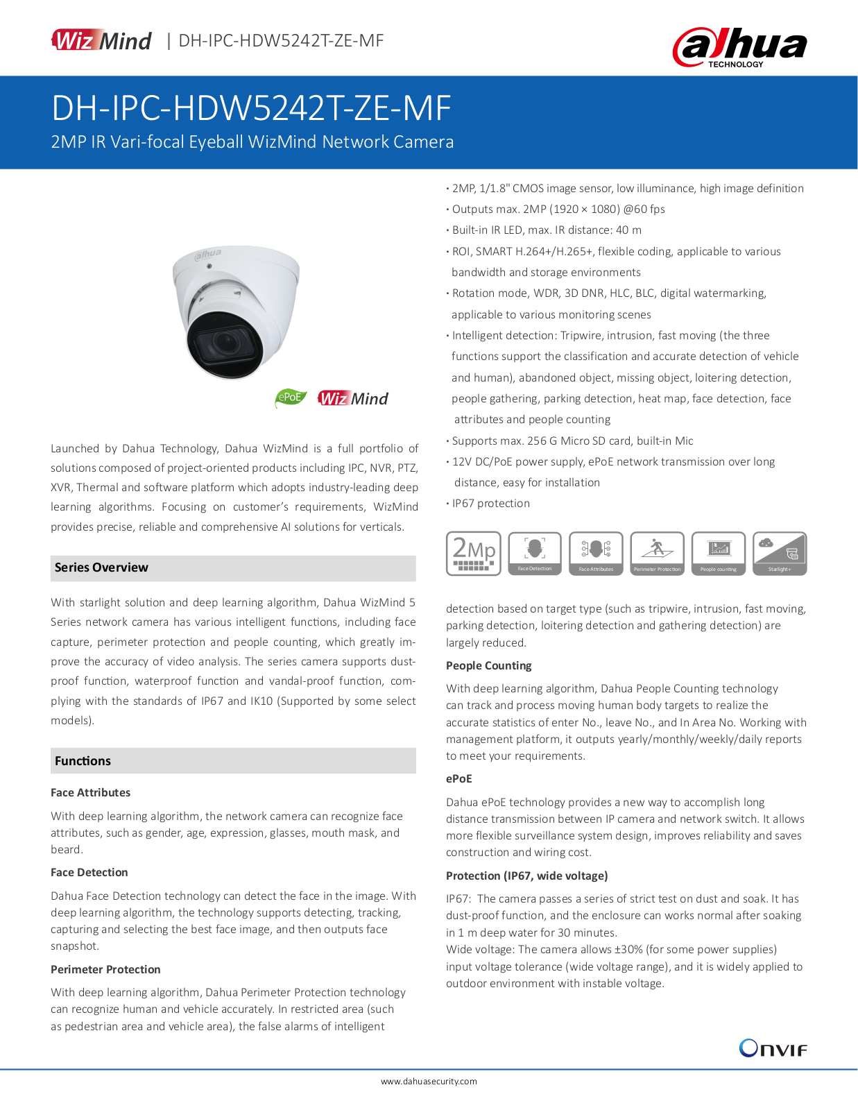 Dahua DH-IPC-HDW5242T-ZE-MF User Manual