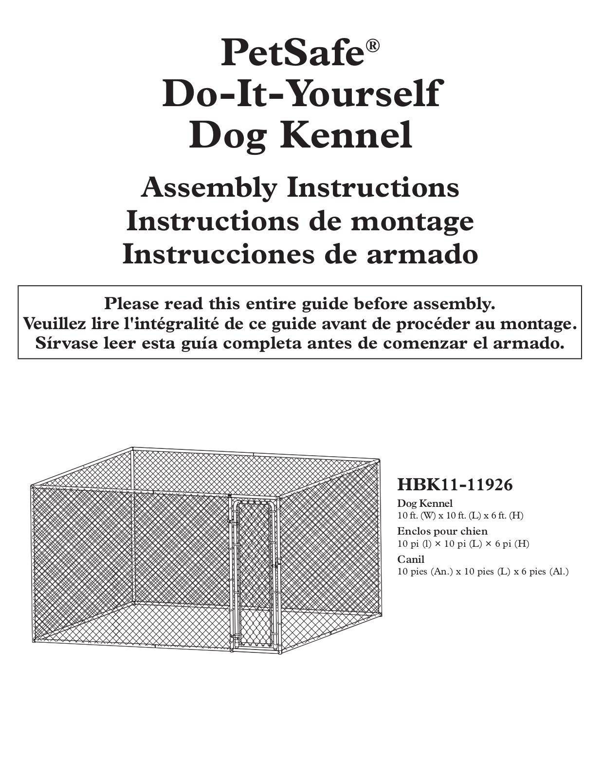 Petsafe HBK11-11926 User Manual