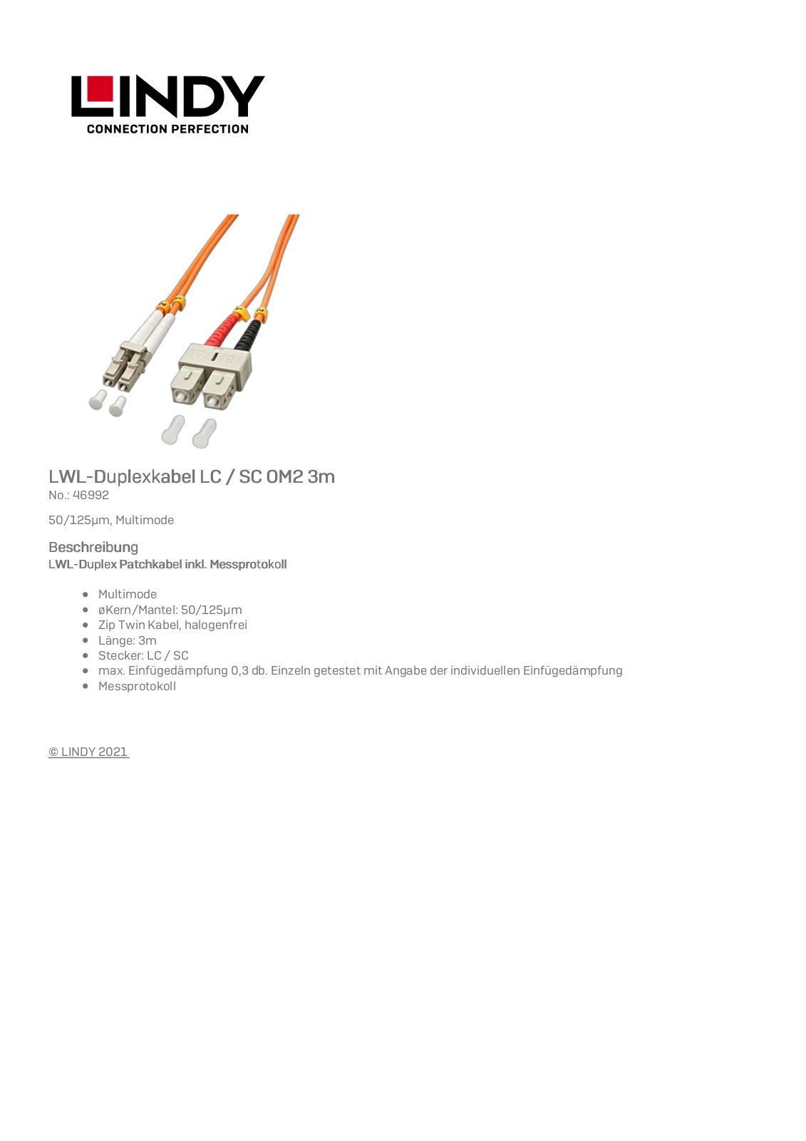 LINDY 46992 Datasheet - ManualMachine.com