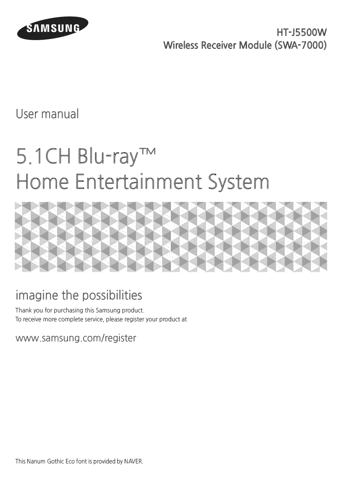 Samsung HT-J5500W/ZA-FK01 Owner’s Manual