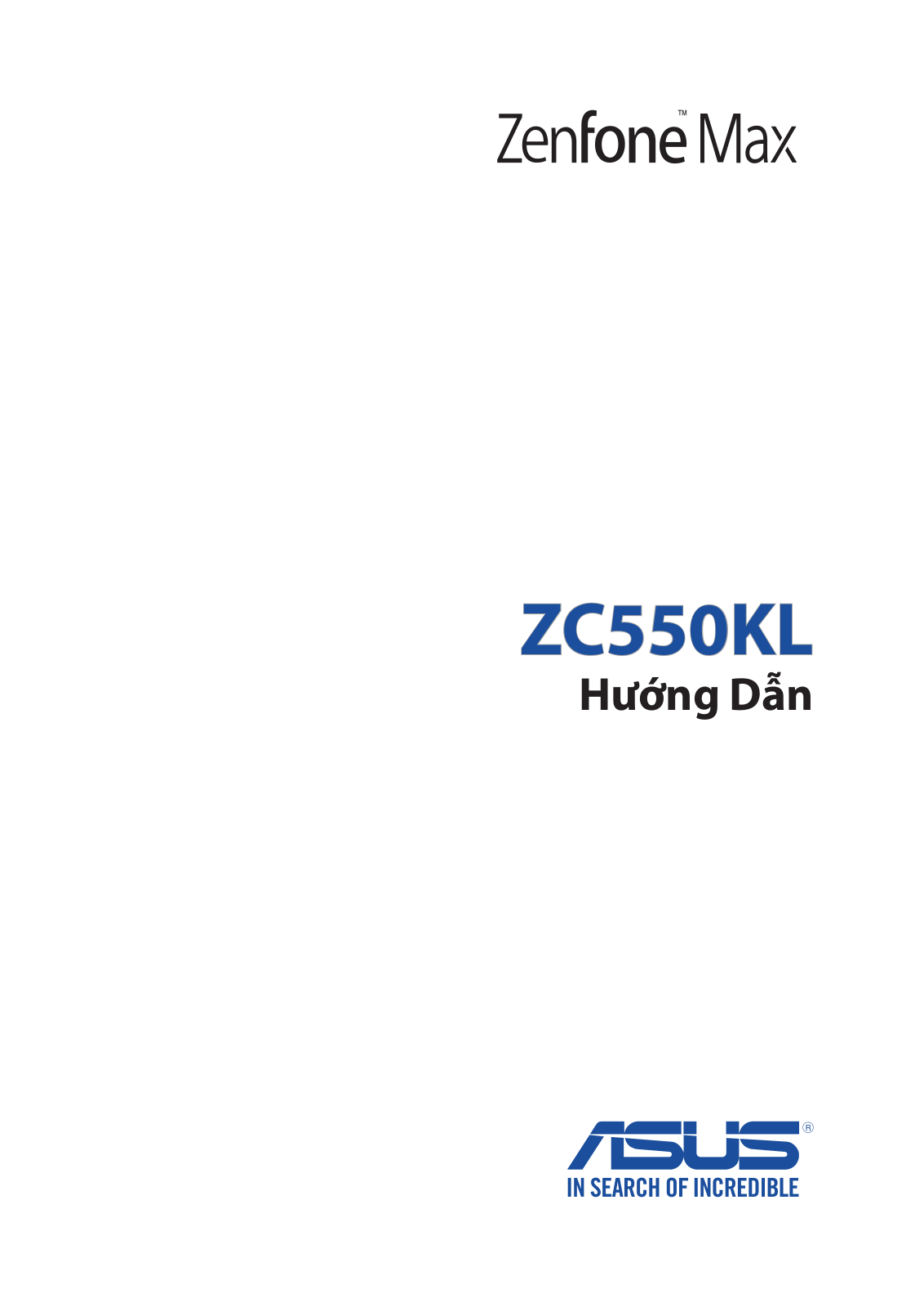 Asus ZC550KL E-Manual