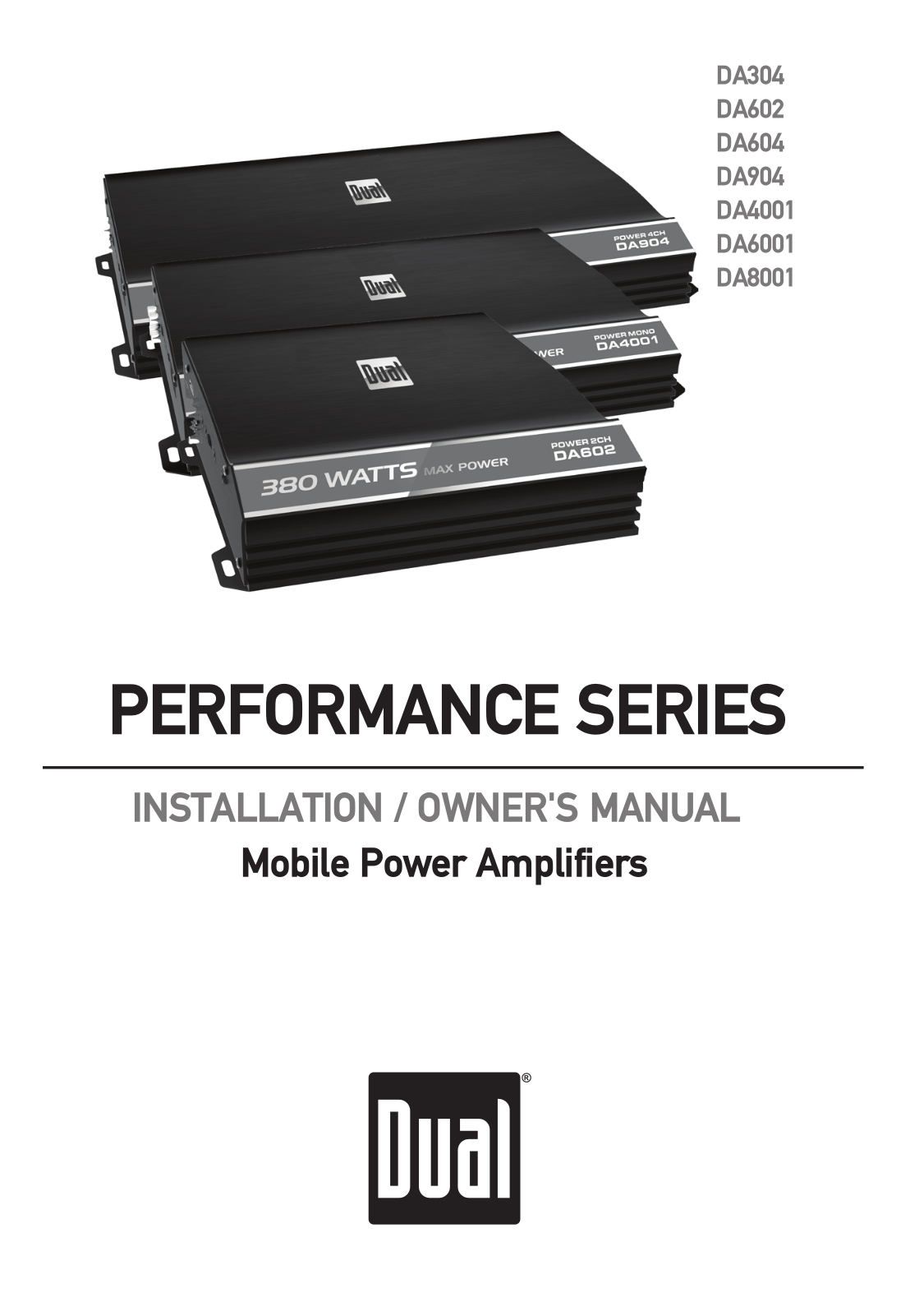 Dual DA304 User Manual