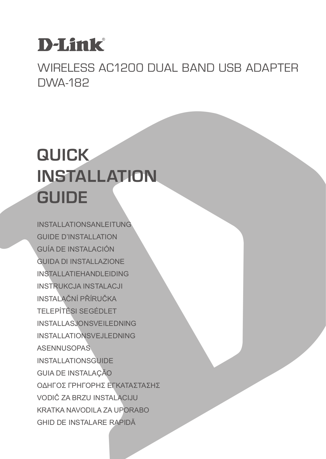 D-Link DWA-182 operation manual