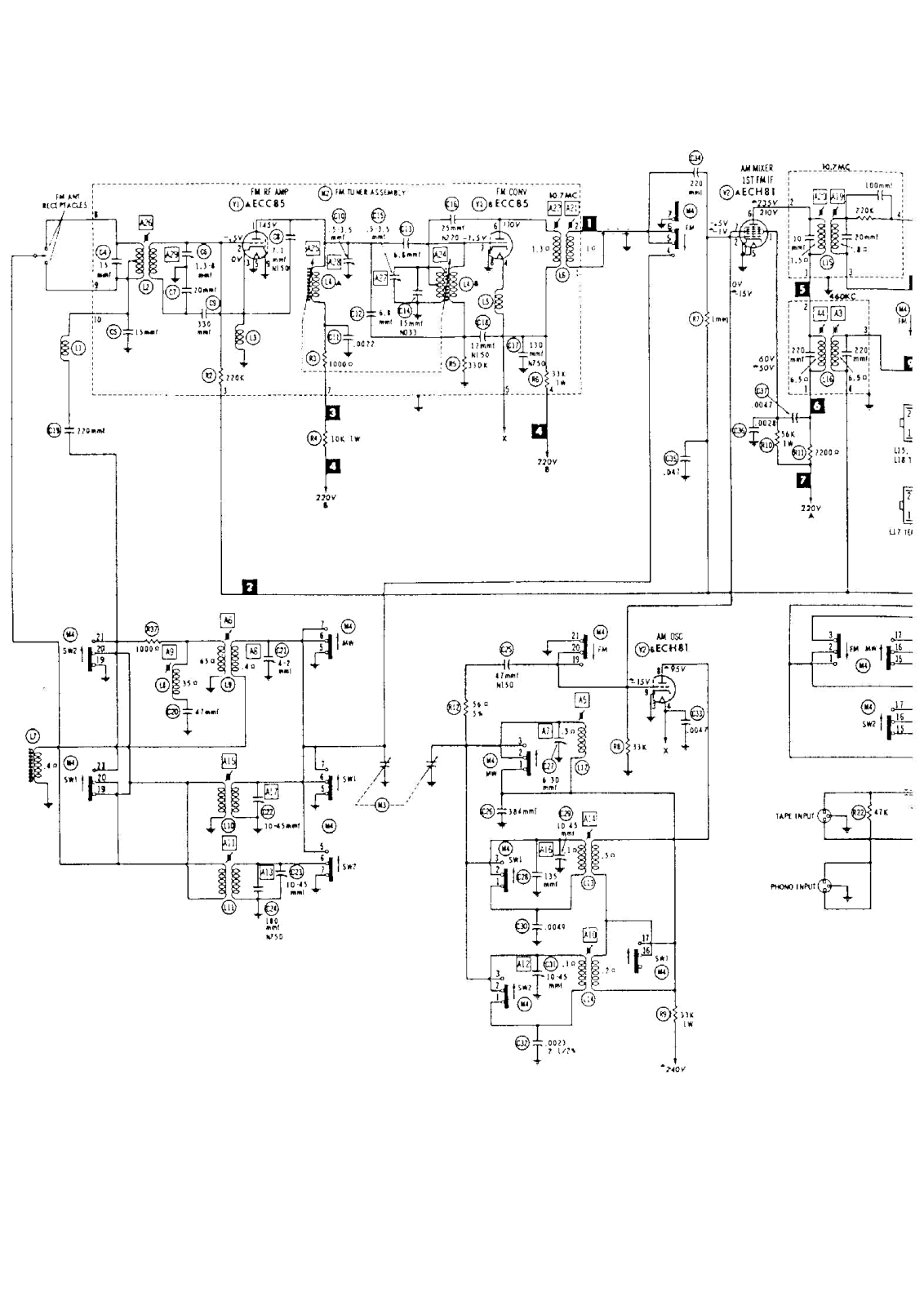 Telefunken Jubilate-5161-W Schematic