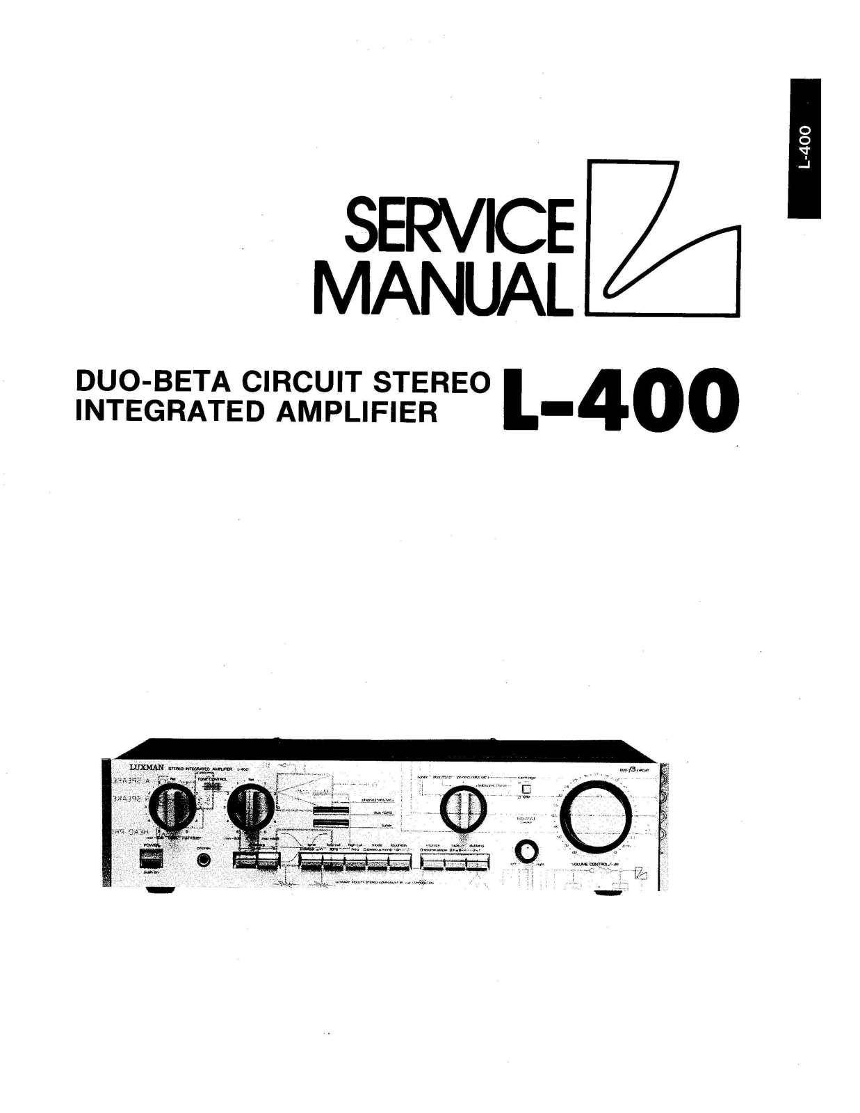 Luxman L-400 Service manual