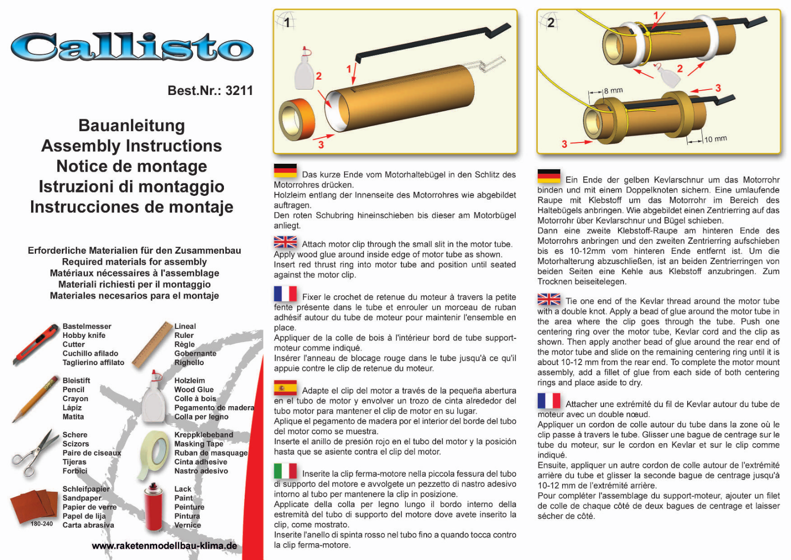 Klima Callisto, 3211 User guide - ManualMachine.com