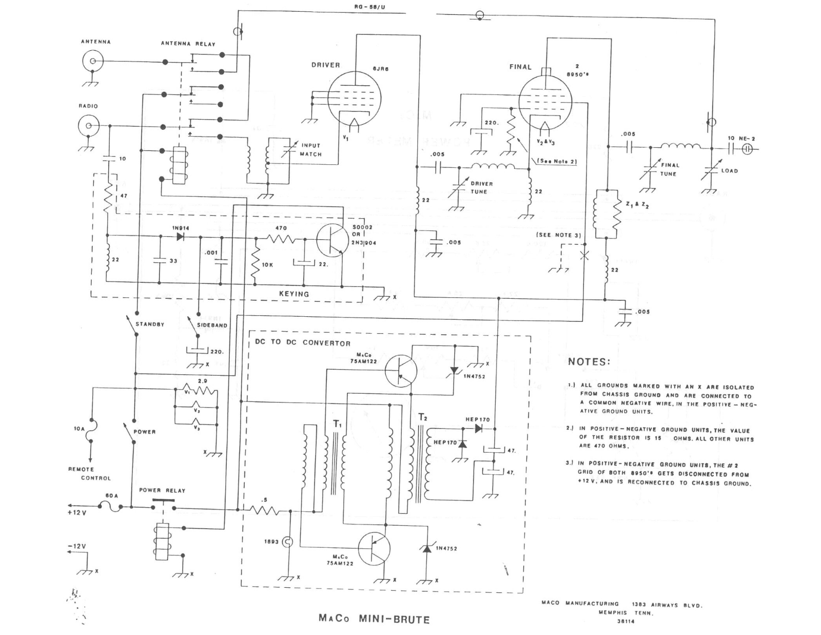 Maco Mini-brute Schematics - ManualMachine.com