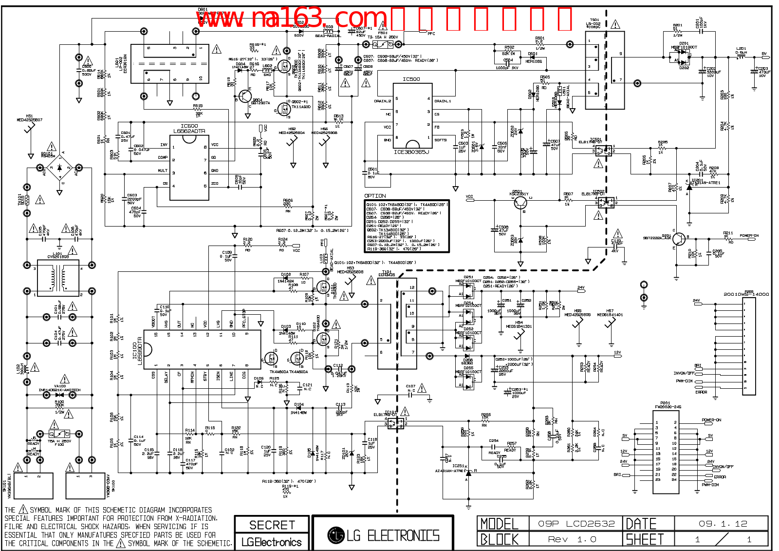 LG EAX55176301, EAX5517630112 Schematic