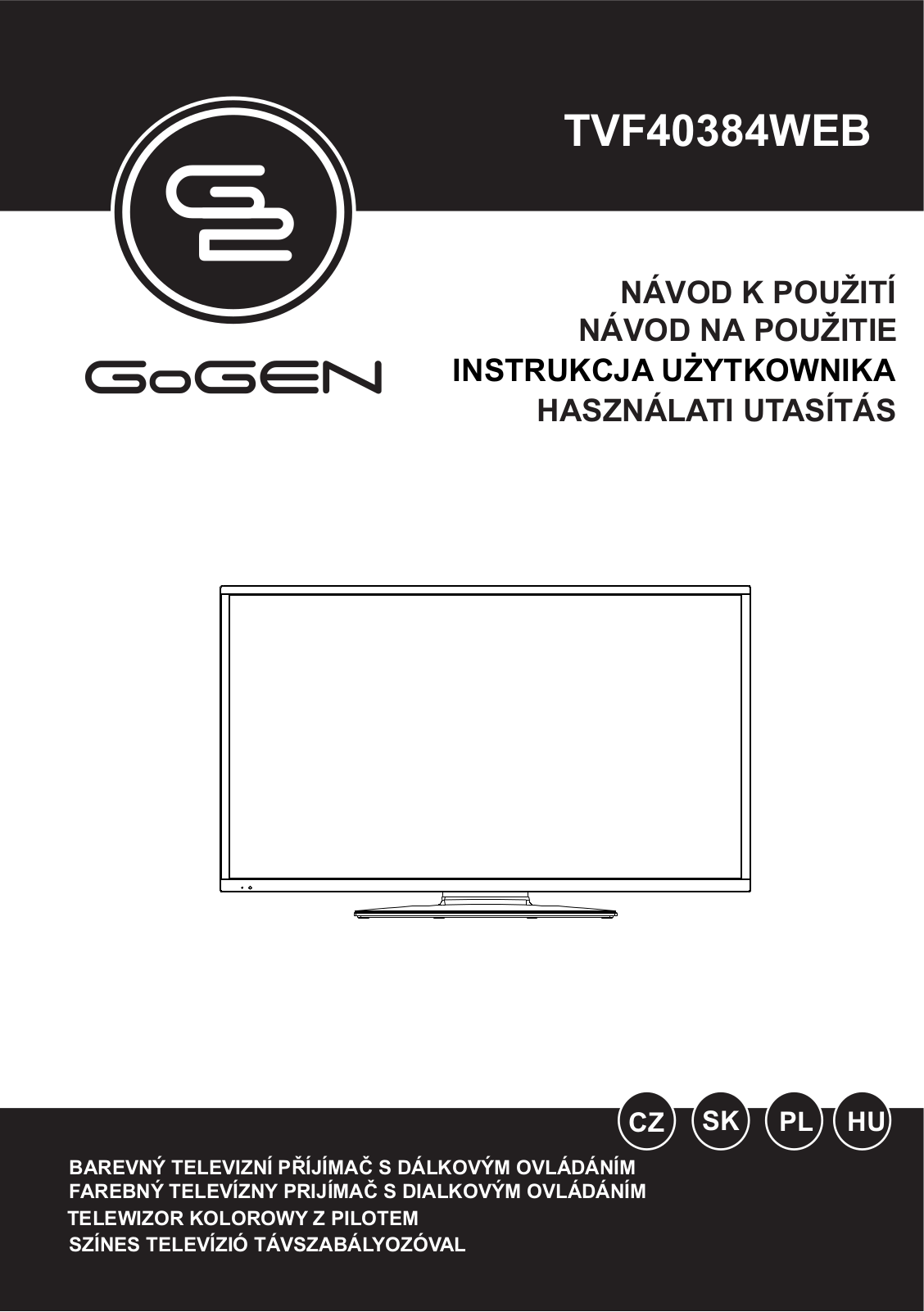 GoGEN TVF 40384 WEB User Manual