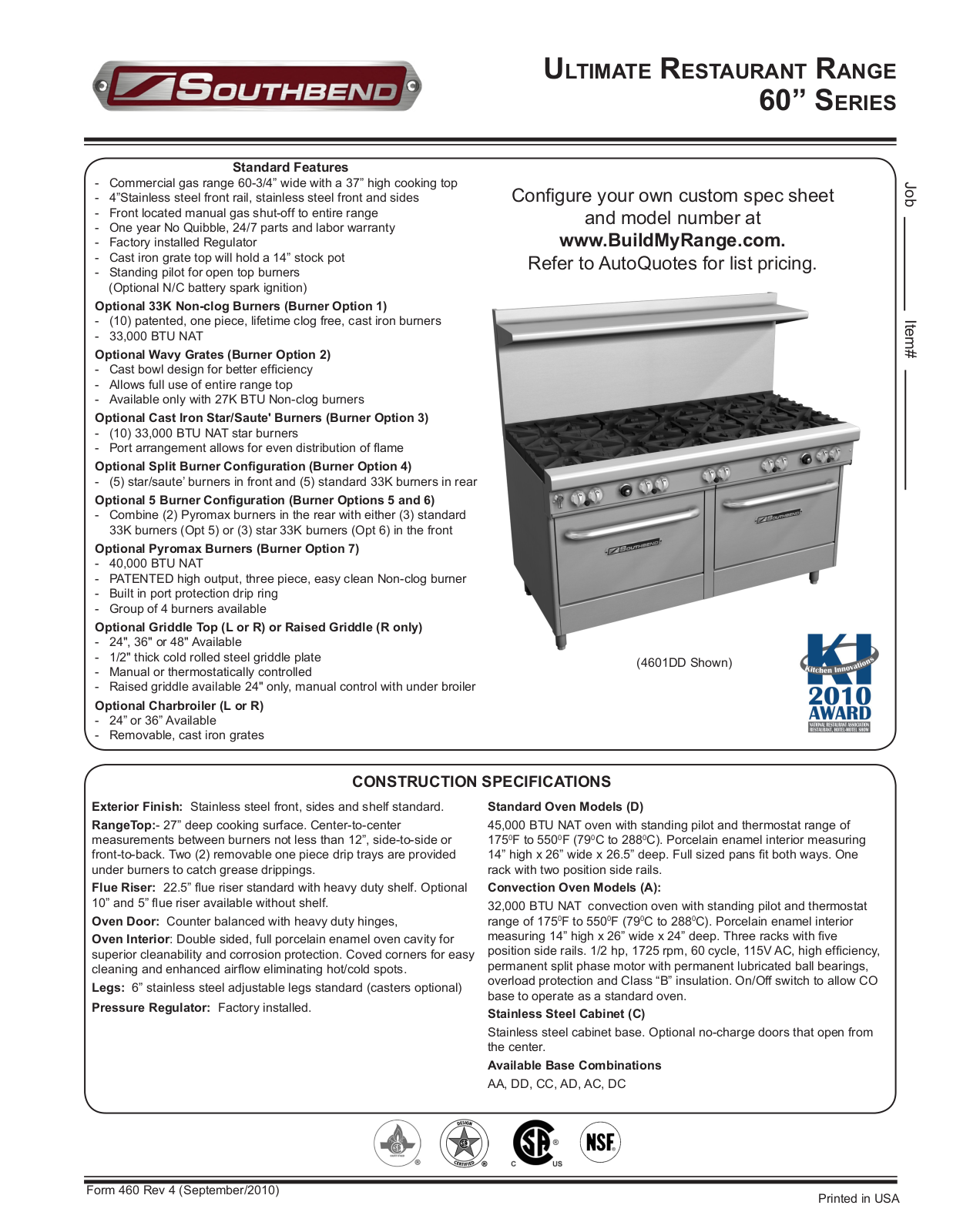 Southbend 460DD General Manual