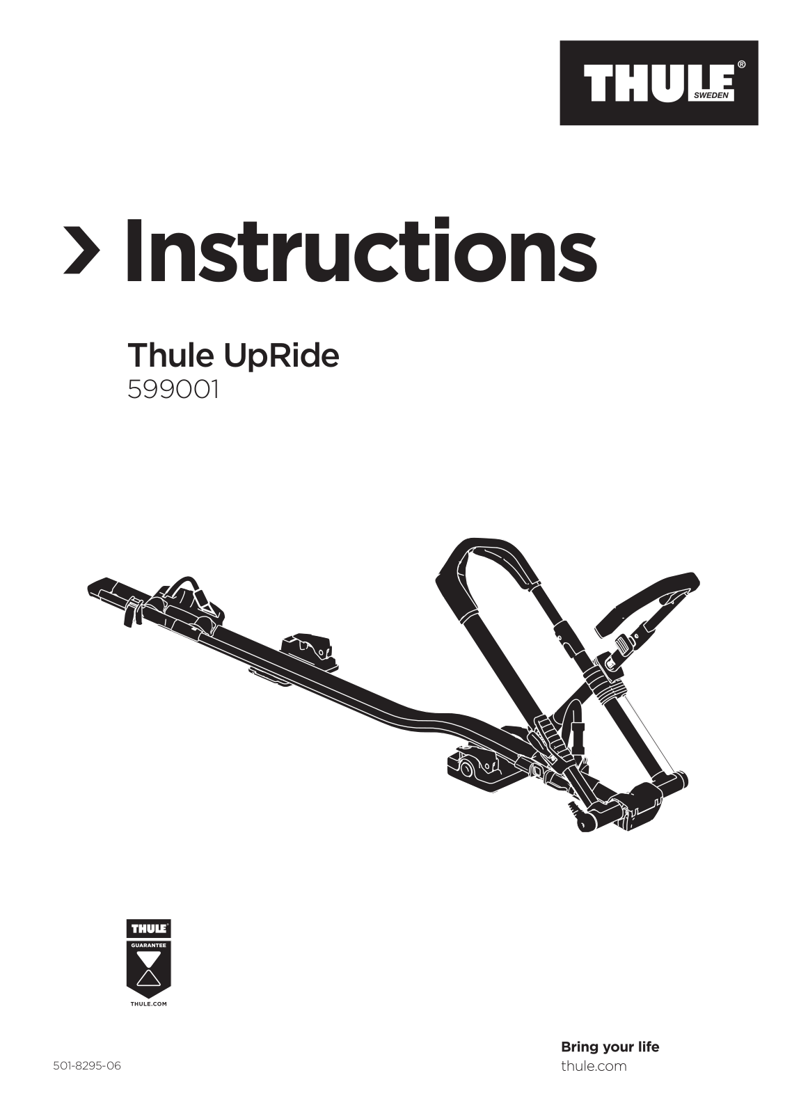Thule UpRide, 599001 User guide - ManualMachine.com