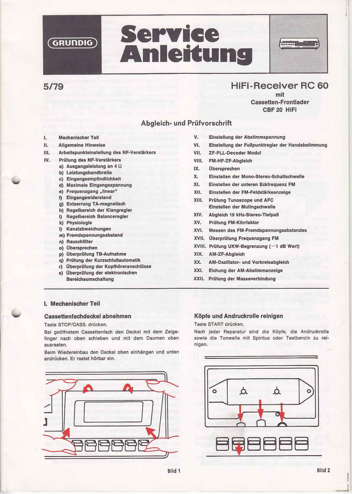 Grundig RC-60 Service Manual