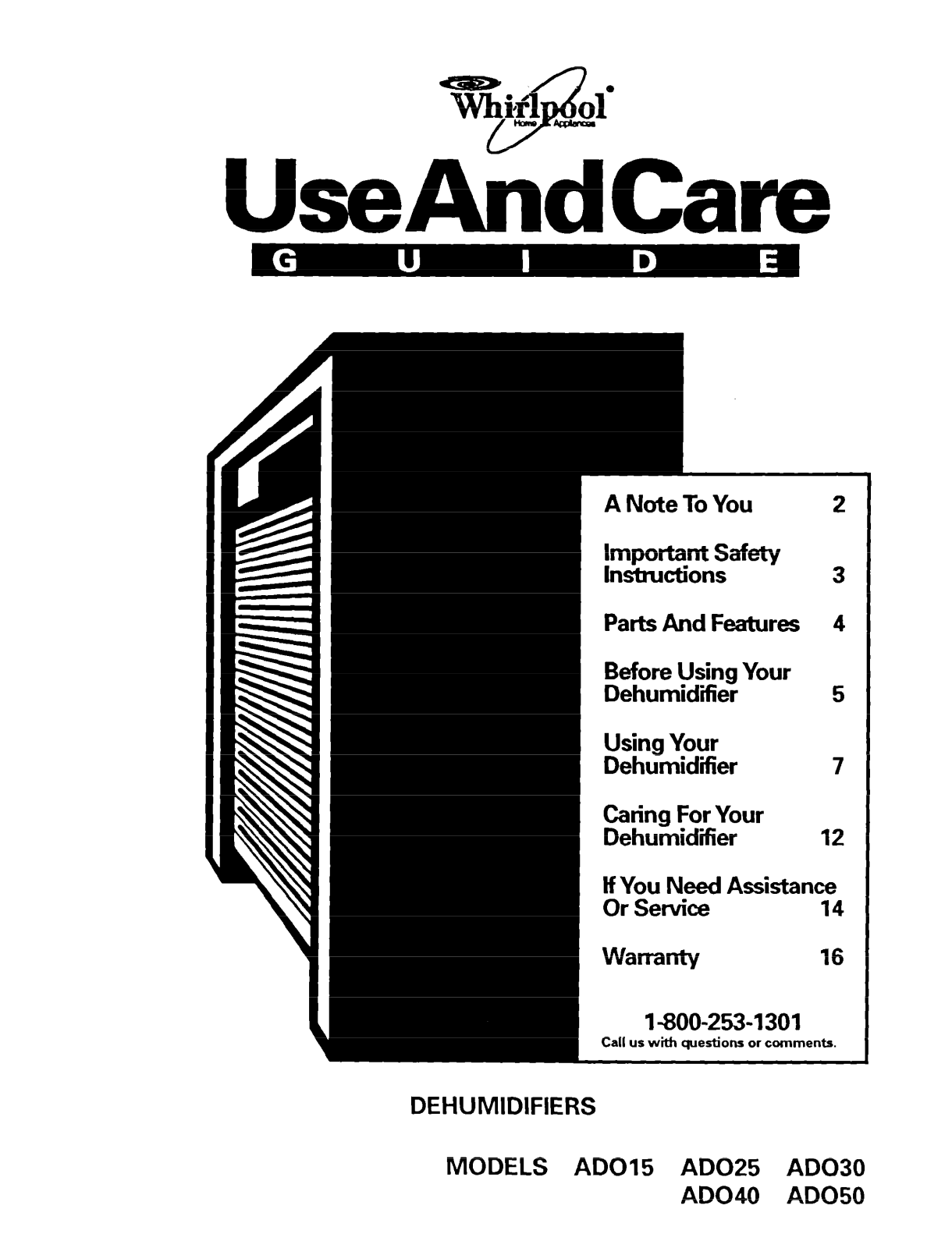 Whirlpool ADO40 User Manual - ManualMachine.com