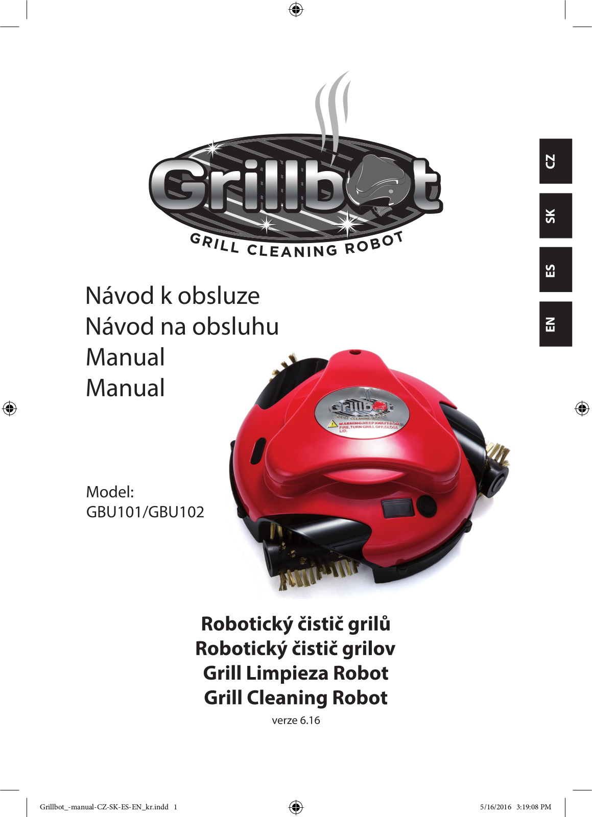 Grillbot GBU102 User Manual