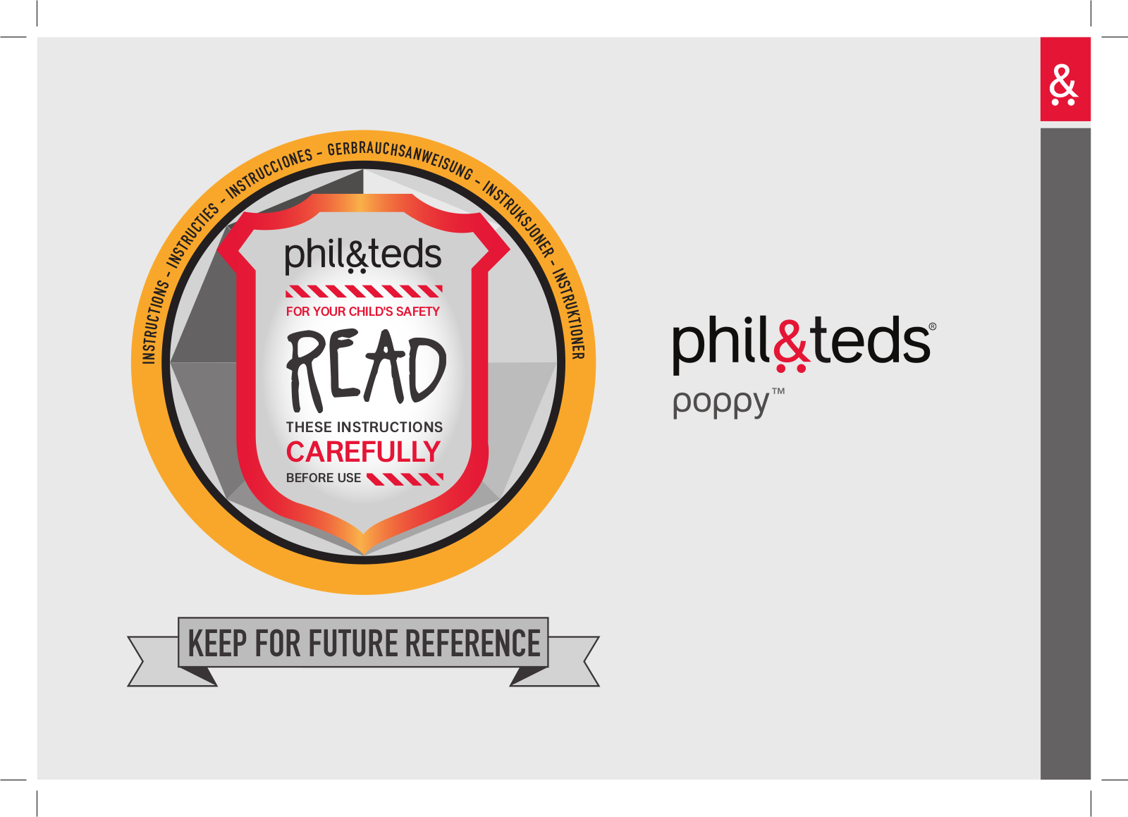 Phil&Teds Poppy Instruction Manual