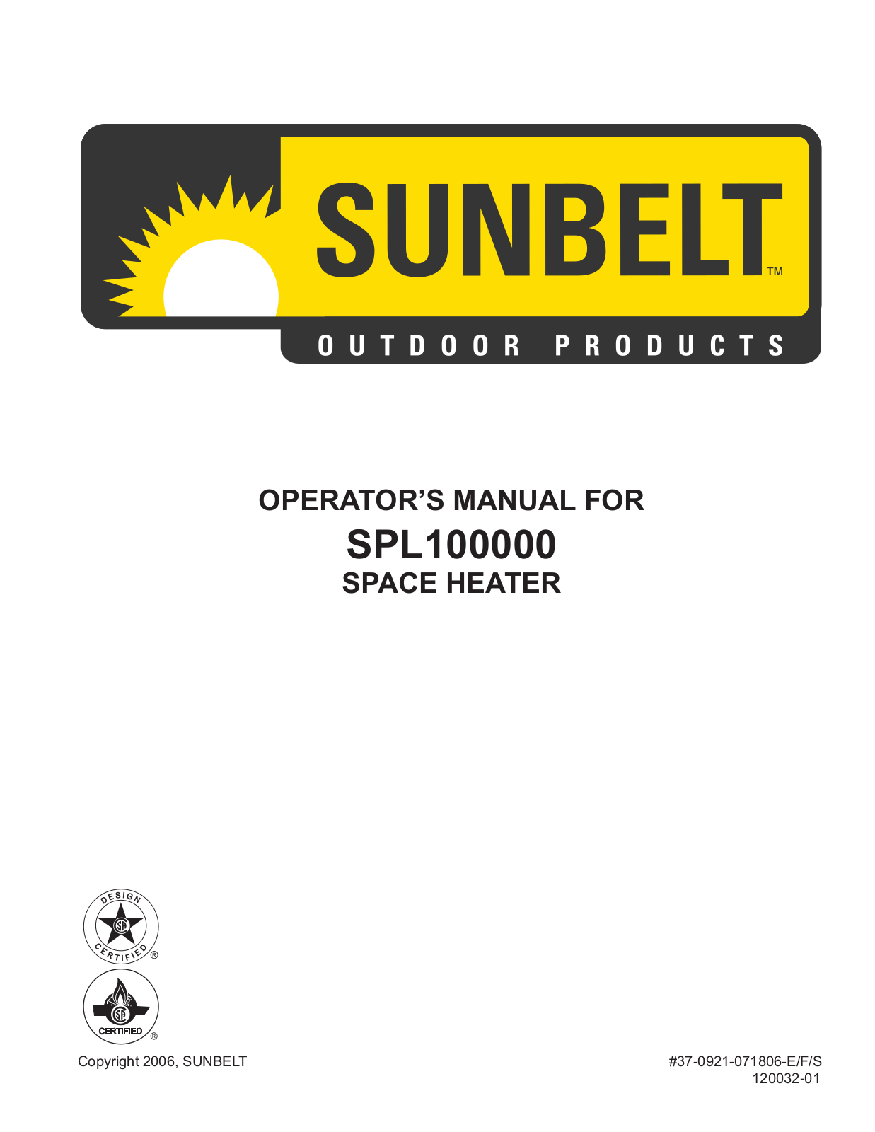 Desa Tech SPL100000 Owner's Manual