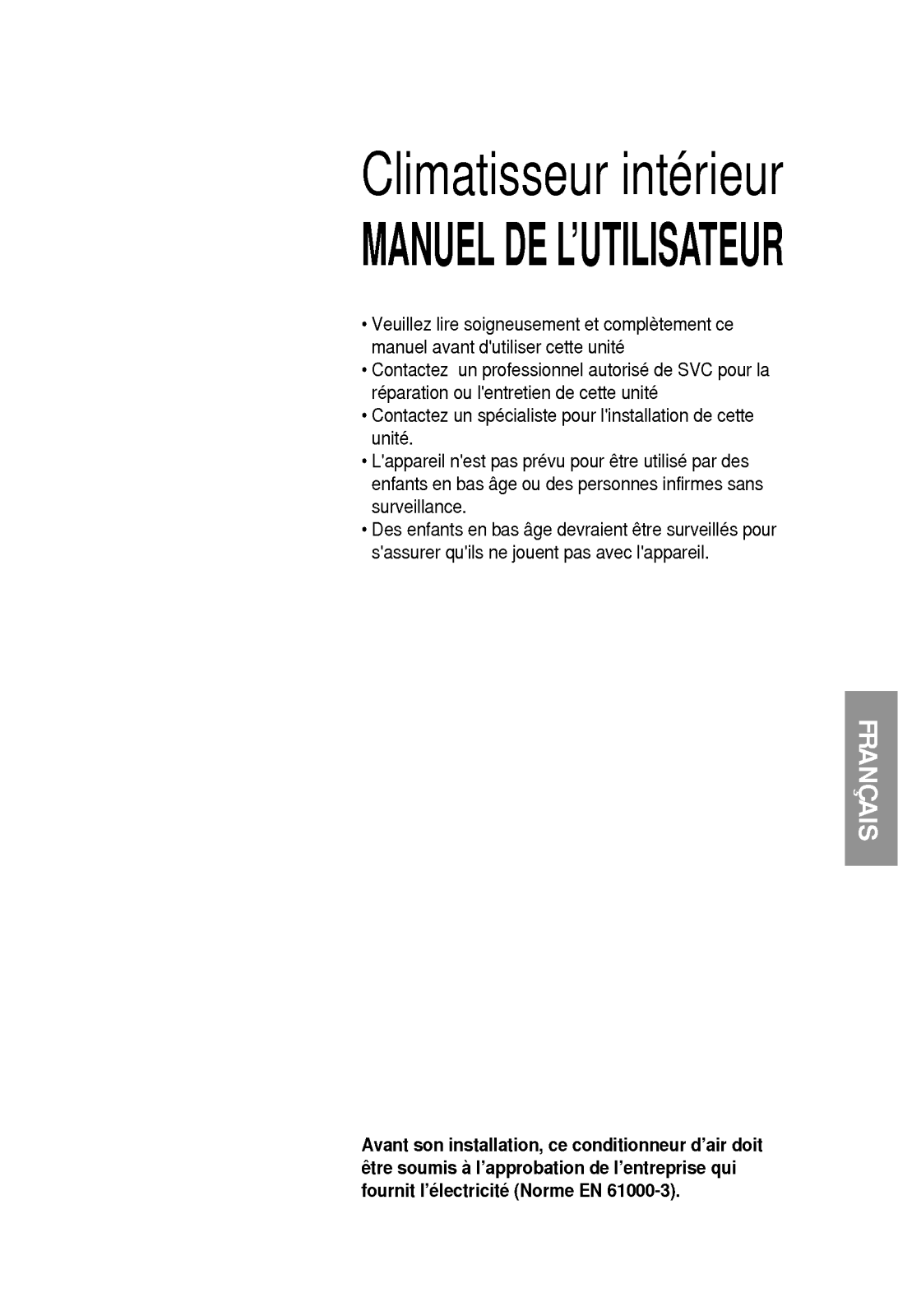 LG AS-H126PMC0 User Manual