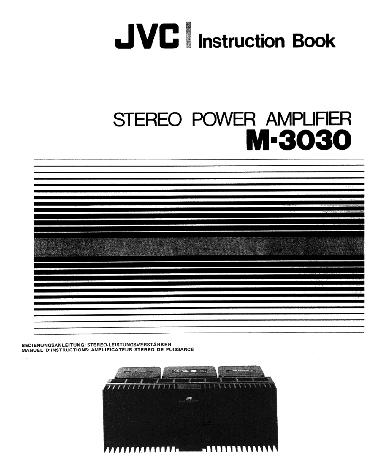 JVC M-3030 Owners manual